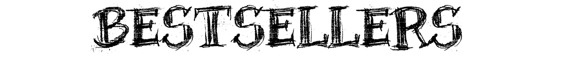 Stylized black text on a white background that reads