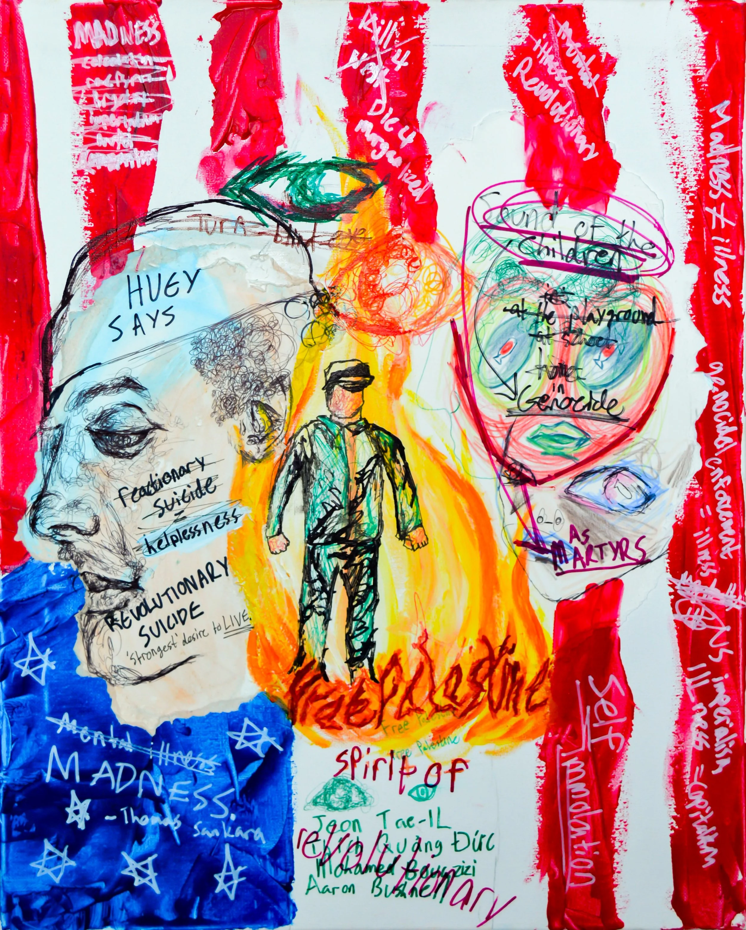 Revolutionary Suicide 16in. X 20in.