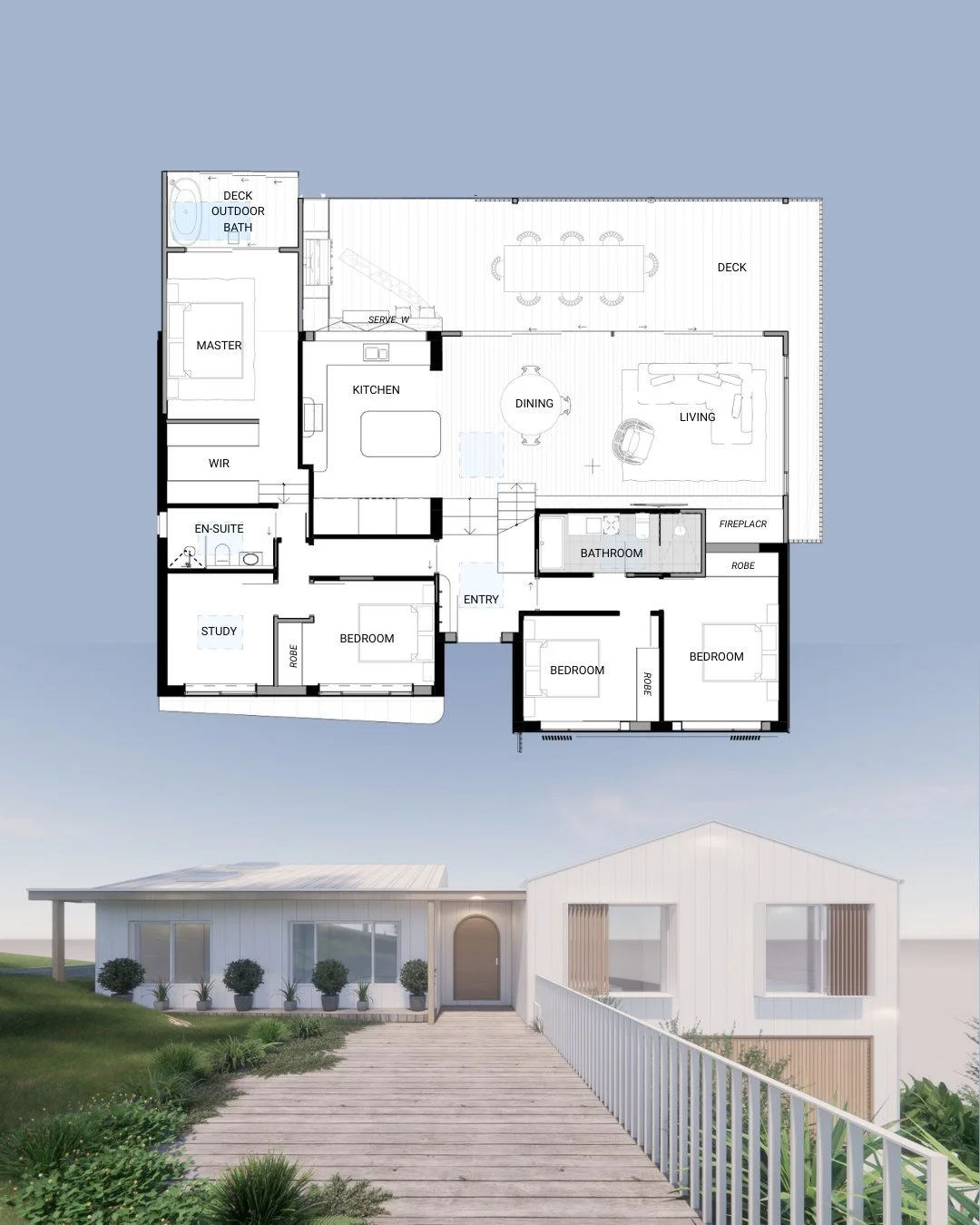 Our detailed floorplans and renders help you visualise your home before the first brick is laid.⁣
&bull;⁣
Need help with your renovation? Let&rsquo;s talk!⁣
&bull;⁣
#designideas #actionplans #manlybeach #northernbeaches #sydney #buildingdesign #renov