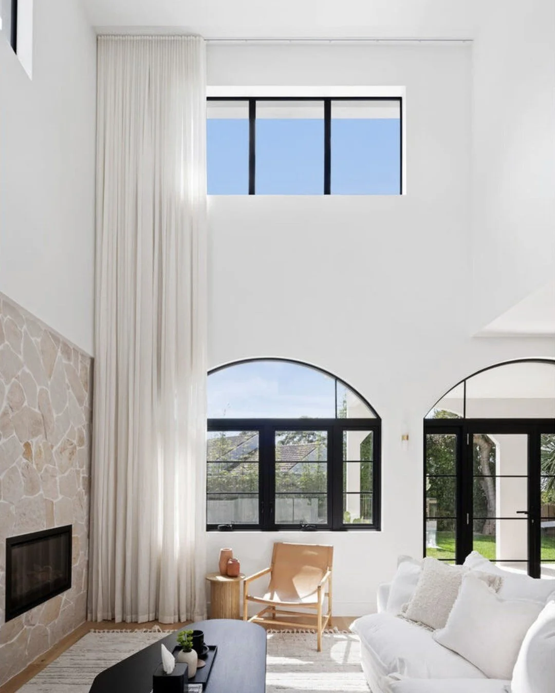 High ceilings instantly elevate a home&rsquo;s sense of space and luxury. They enhance natural light and airflow, making rooms feel brighter, cooler, and more inviting. Creating an unmatched feeling of openness and elegance.⁣
&bull;⁣
Where possible, 