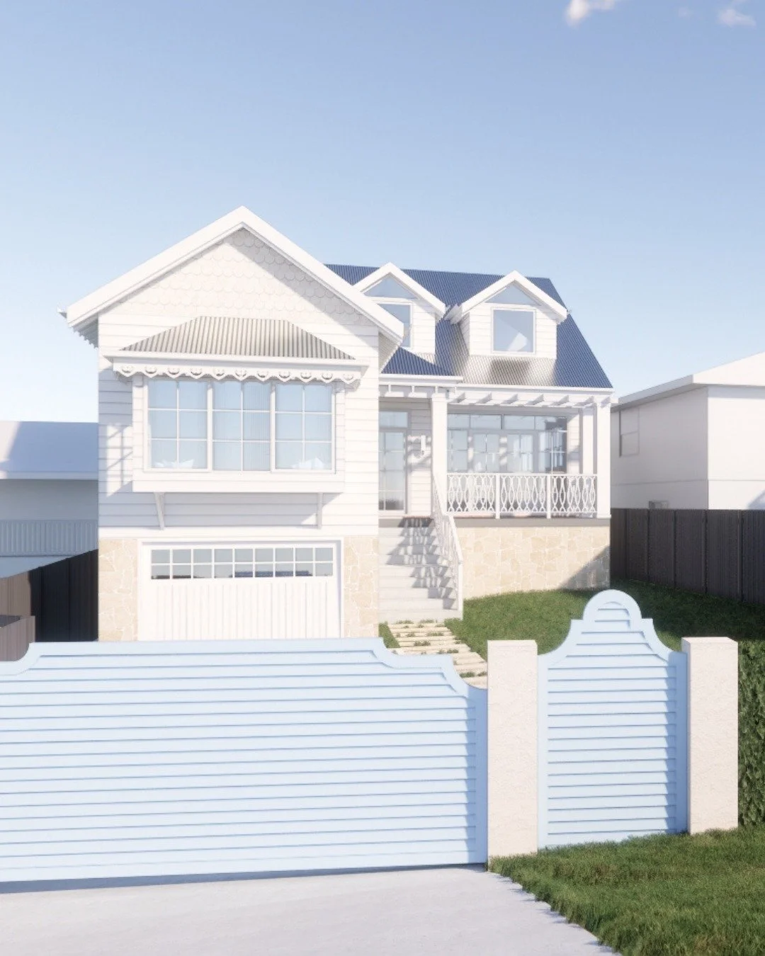 Renovation + Extension incoming 🚧⁣
&bull;⁣
Designed for light.⁣
Designed for breeze.⁣
Designed for that relaxed, barefoot lifestyle we love on the Beaches.⁣
&bull;⁣
We can&rsquo;t wait to show you more of the journey as it progresses.⁣
&bull;⁣
#reno