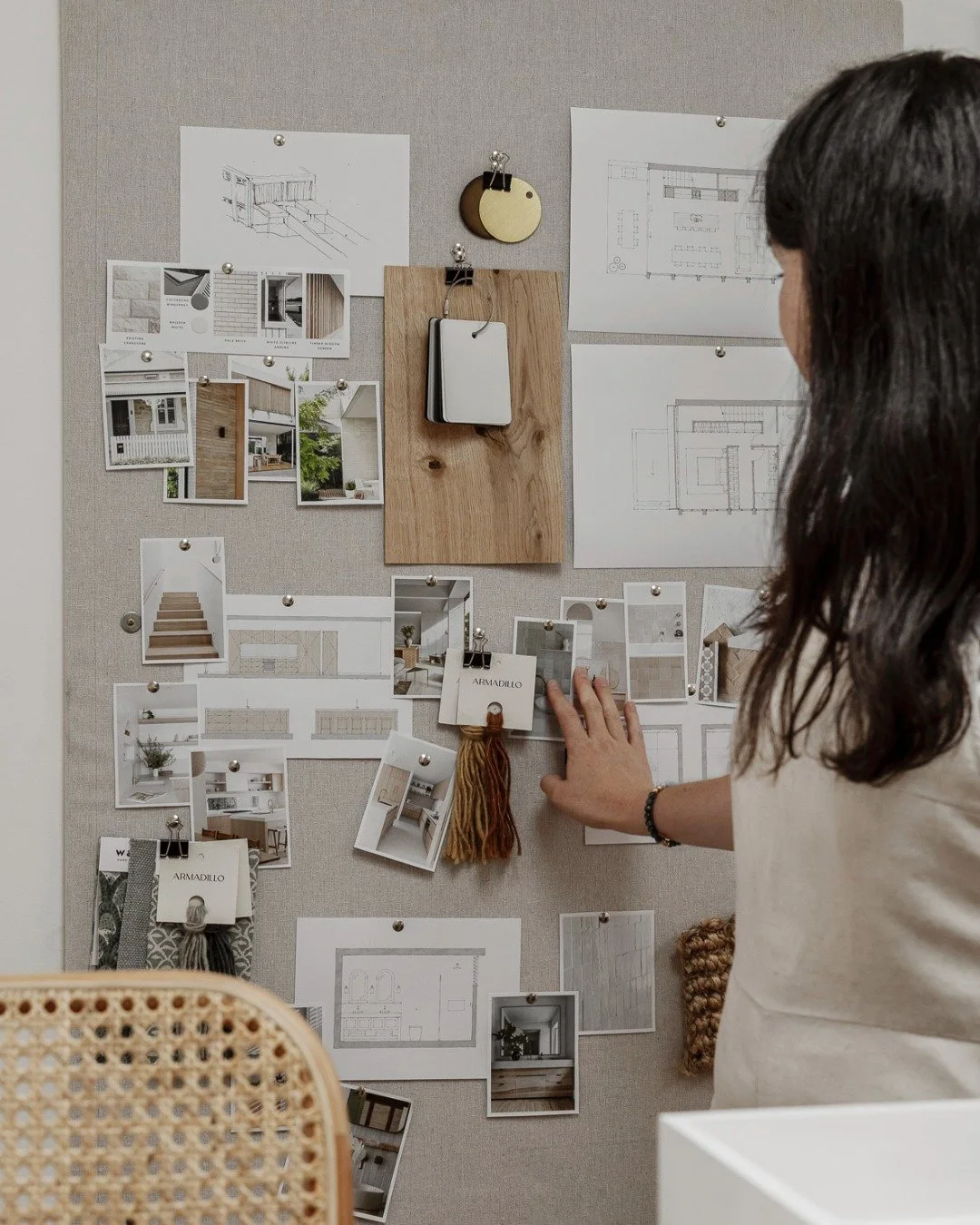 Why stop at the plans? Right upstairs is @sunday.homes &mdash; our go-to interior design studio. We design it. They bring it to life.⁣
&bull;⁣
From plans to palette, it&rsquo;s a true one-stop shop ✨⁣
&bull;⁣
#northernbeaches #actionplans #renovating