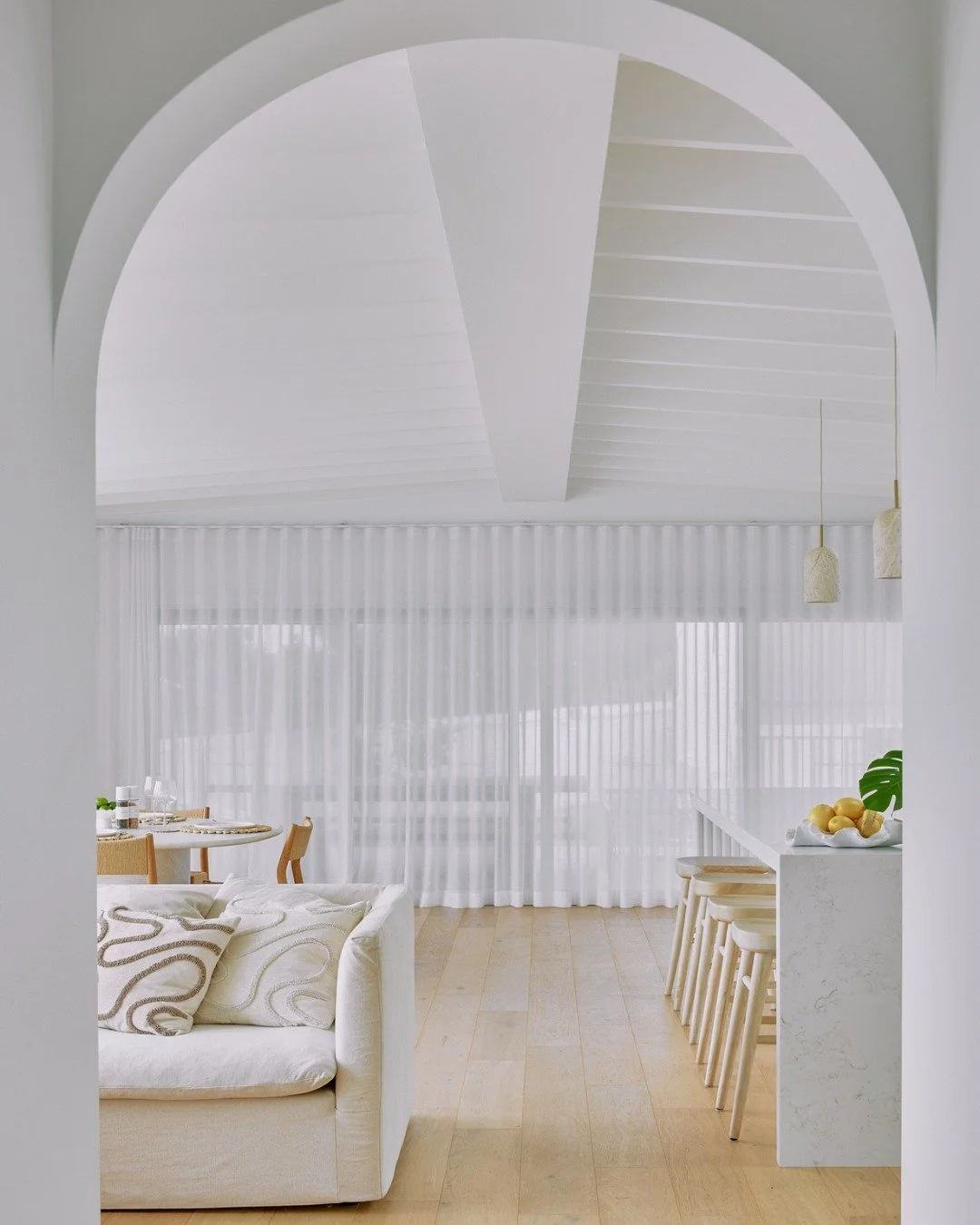 What was once three bedrooms at the back of the home is now a bright, open kitchen, living and dining space that&rsquo;s become the heart of it all &mdash; light-filled, airy and flowing effortlessly to the alfresco, pool and backyard.⁣
&bull;⁣
#nort