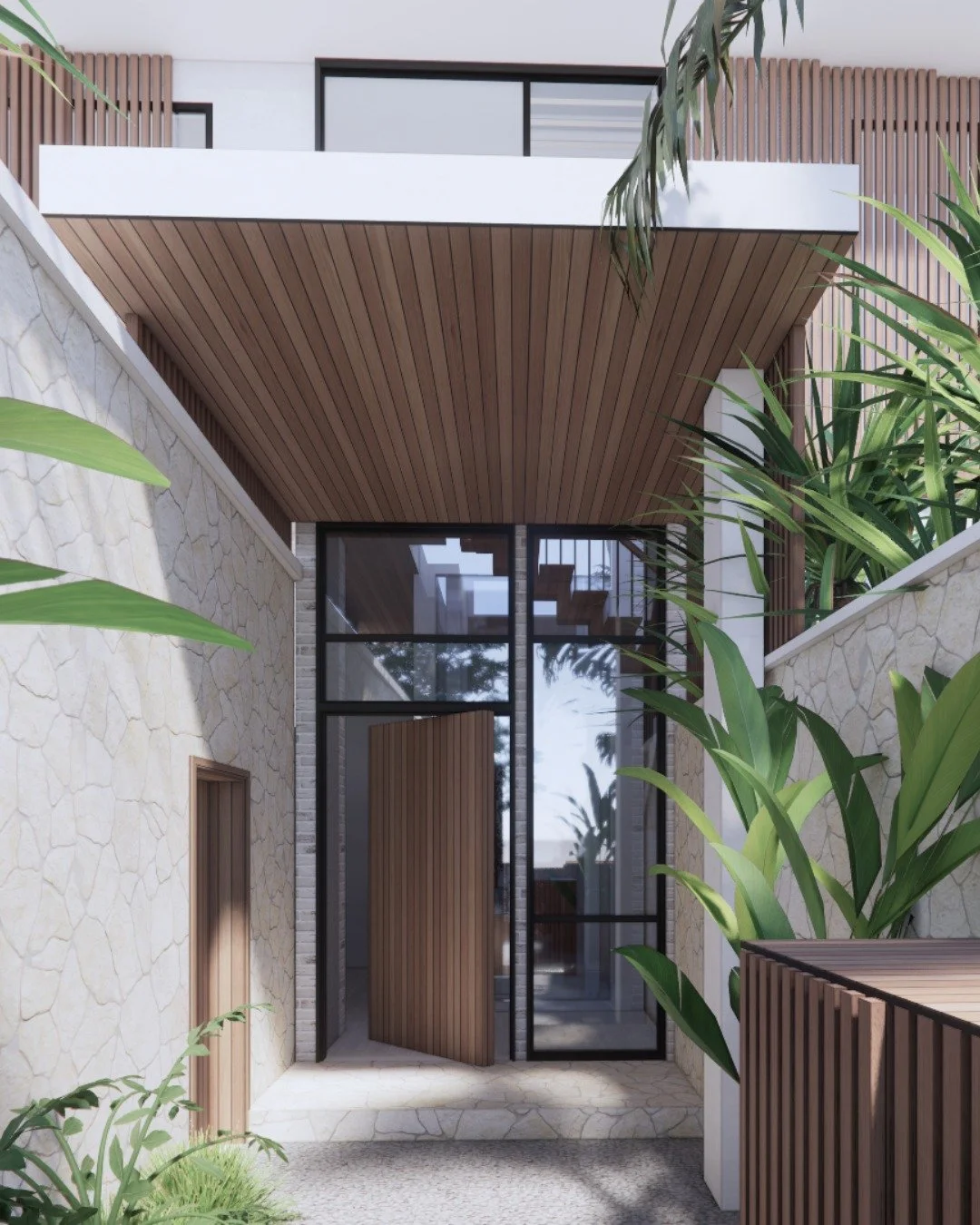A new three-level family home designed to make the most of its incredible harbour outlook.⁣
&bull;⁣
The brief includes lift access across all levels, a private teenage retreat, welcoming entry and mudroom, generous master suite, three additional bedr