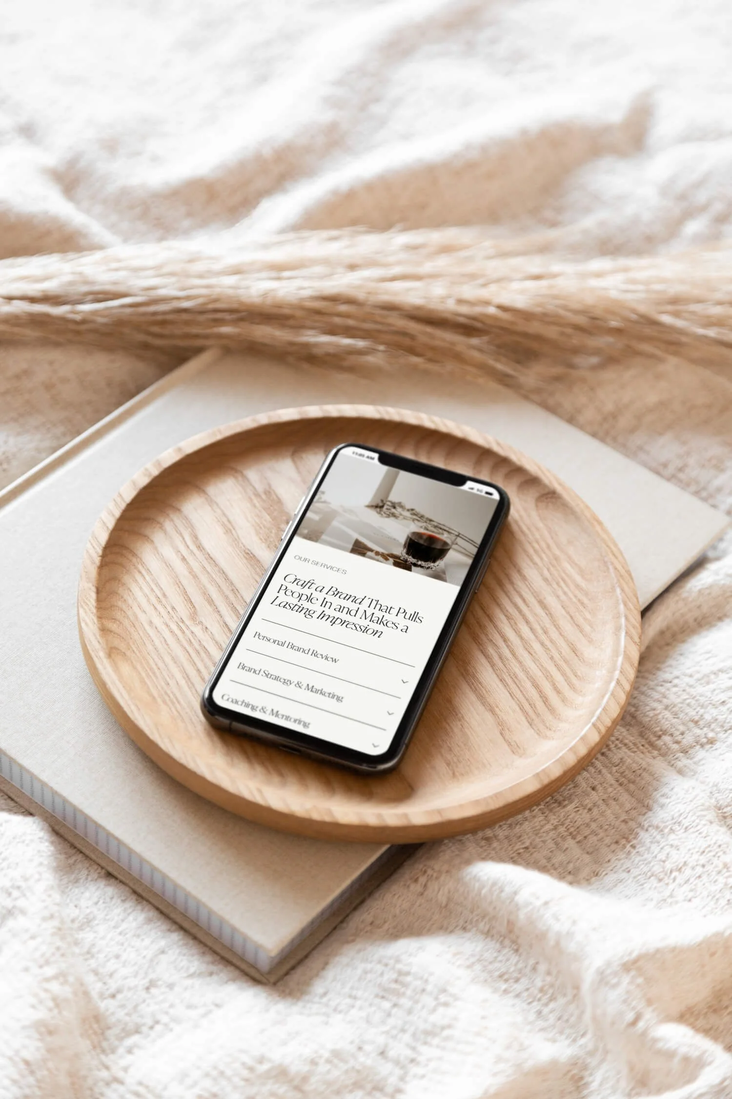 squarespace 7.1 website for coach on iphone