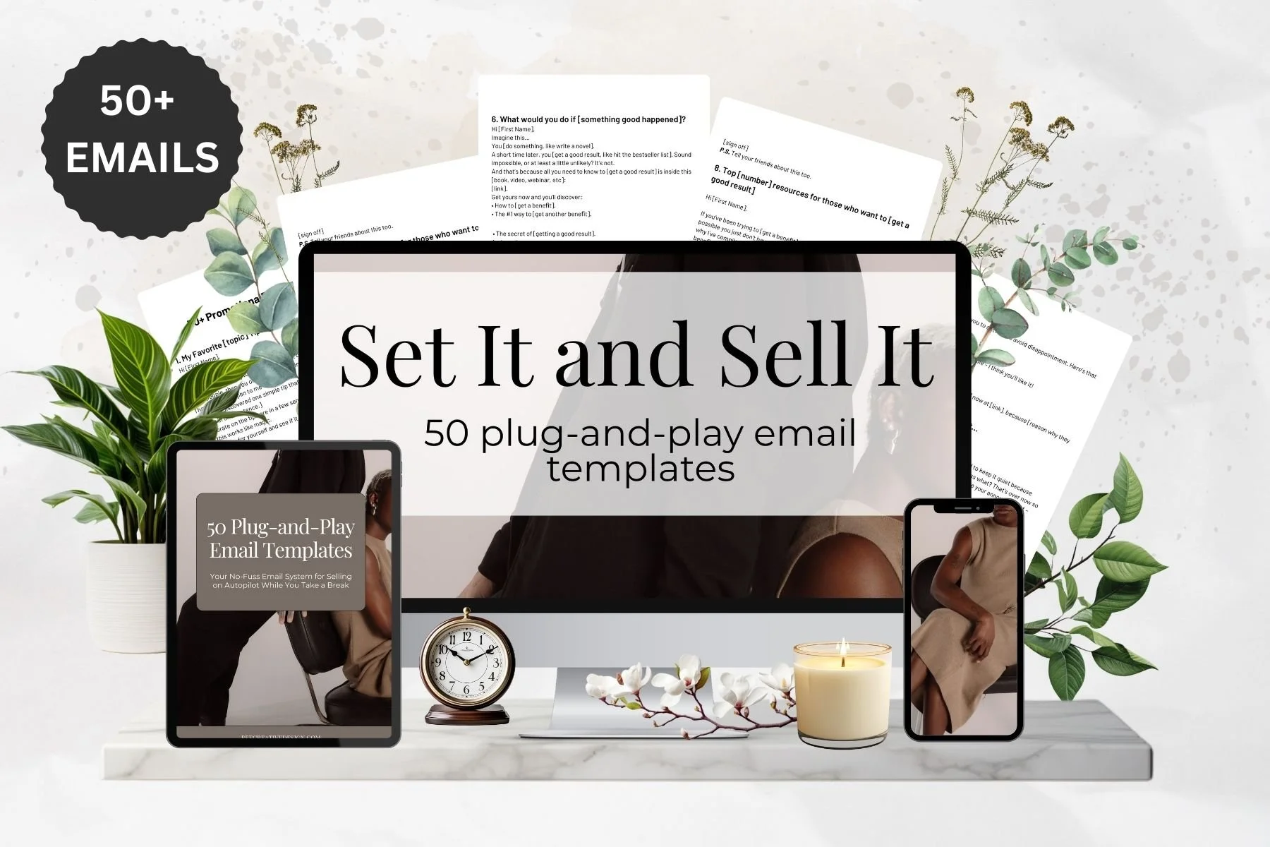 set it and sell it mockup email templates