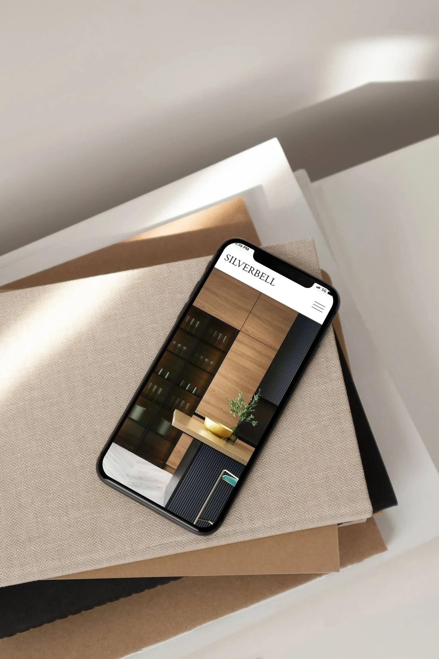 squarespace website on iphone