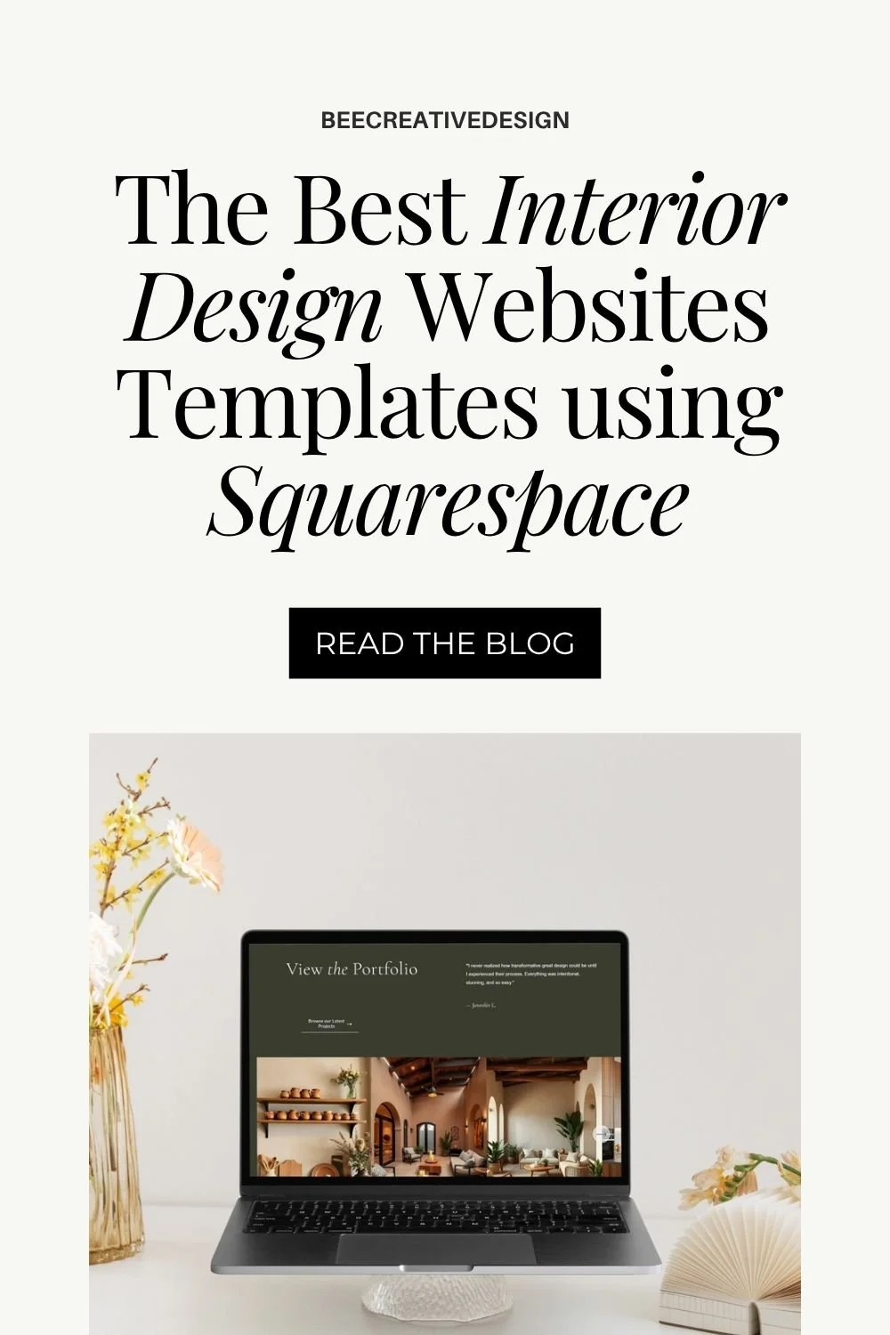 The Best Interior Design Websites Templates using Squarespace