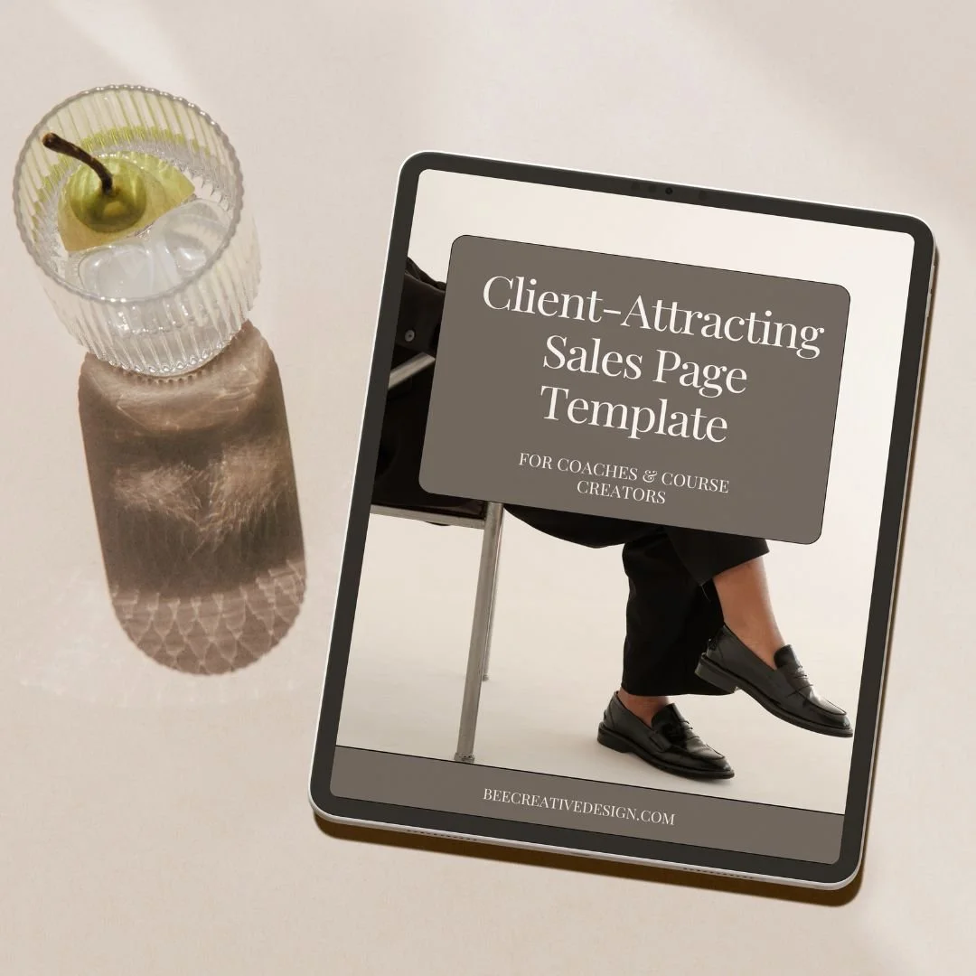 client attracting sales page template