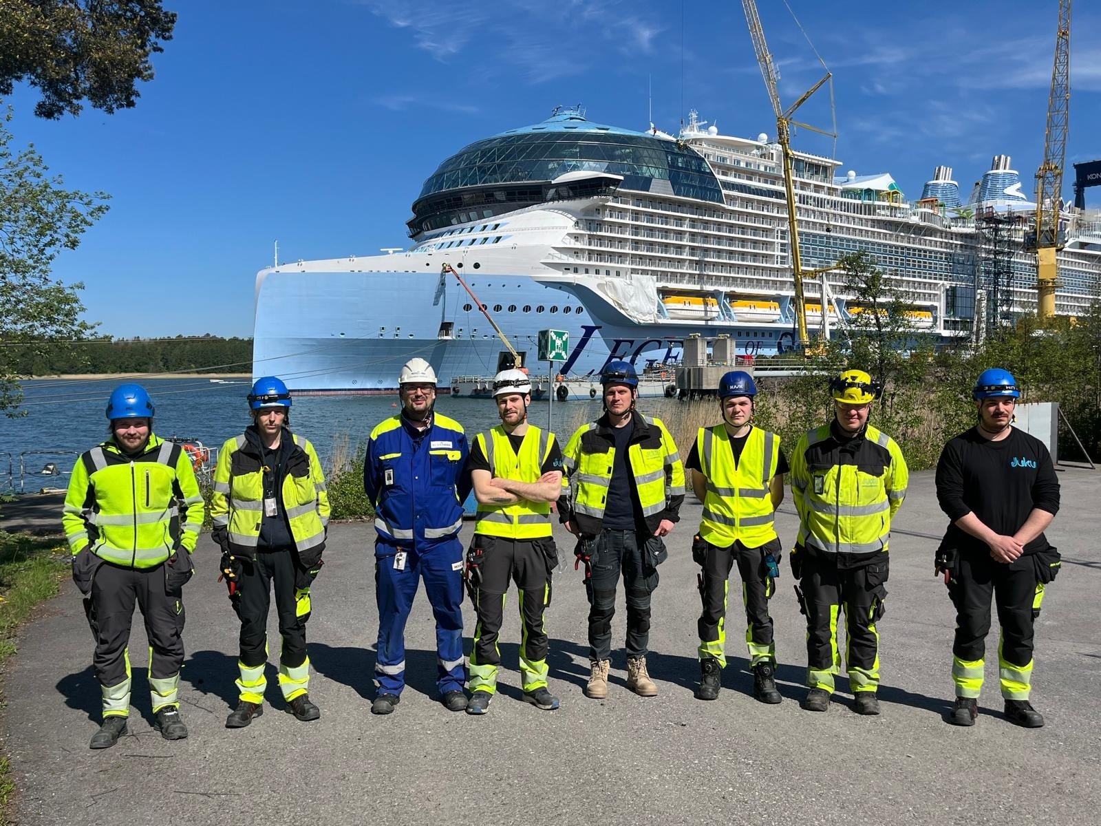 Legend of the Seas lähti matkaan – datavarmoilla tietoliikenneverkoilla