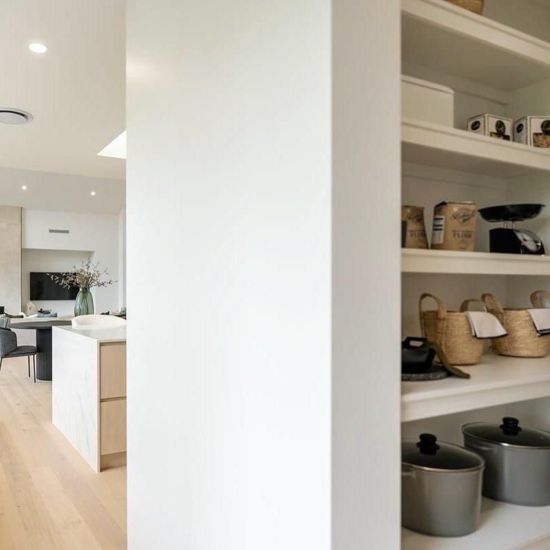 Why not incorporate a hidden pantry into your kitchen design so your open concept kitchen remains flawless when entertaining. 

#interiordesign 
#kitcheninspiration 
#pantrygoals 
#lovewhatyoudo 
#neutrals 
#organization