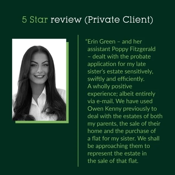 5 Star review (Private Client)