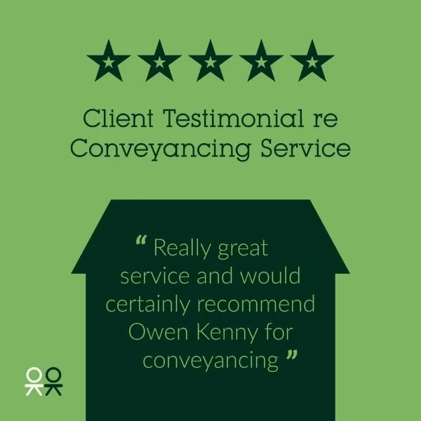 Client Testimonial re Conveyancing Service