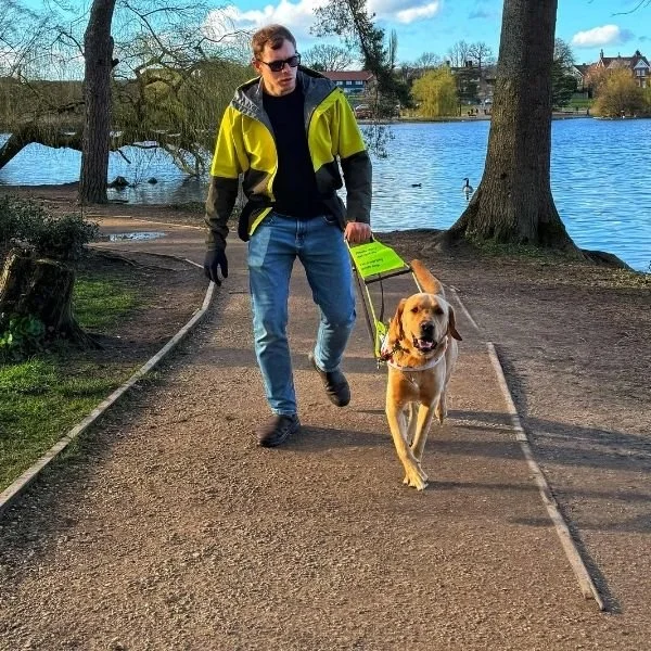Running for Guide Dogs at the London Marathon