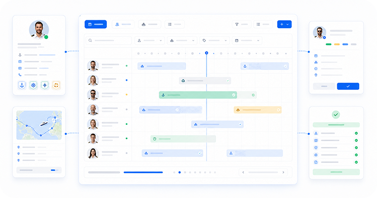 Captain Management UI