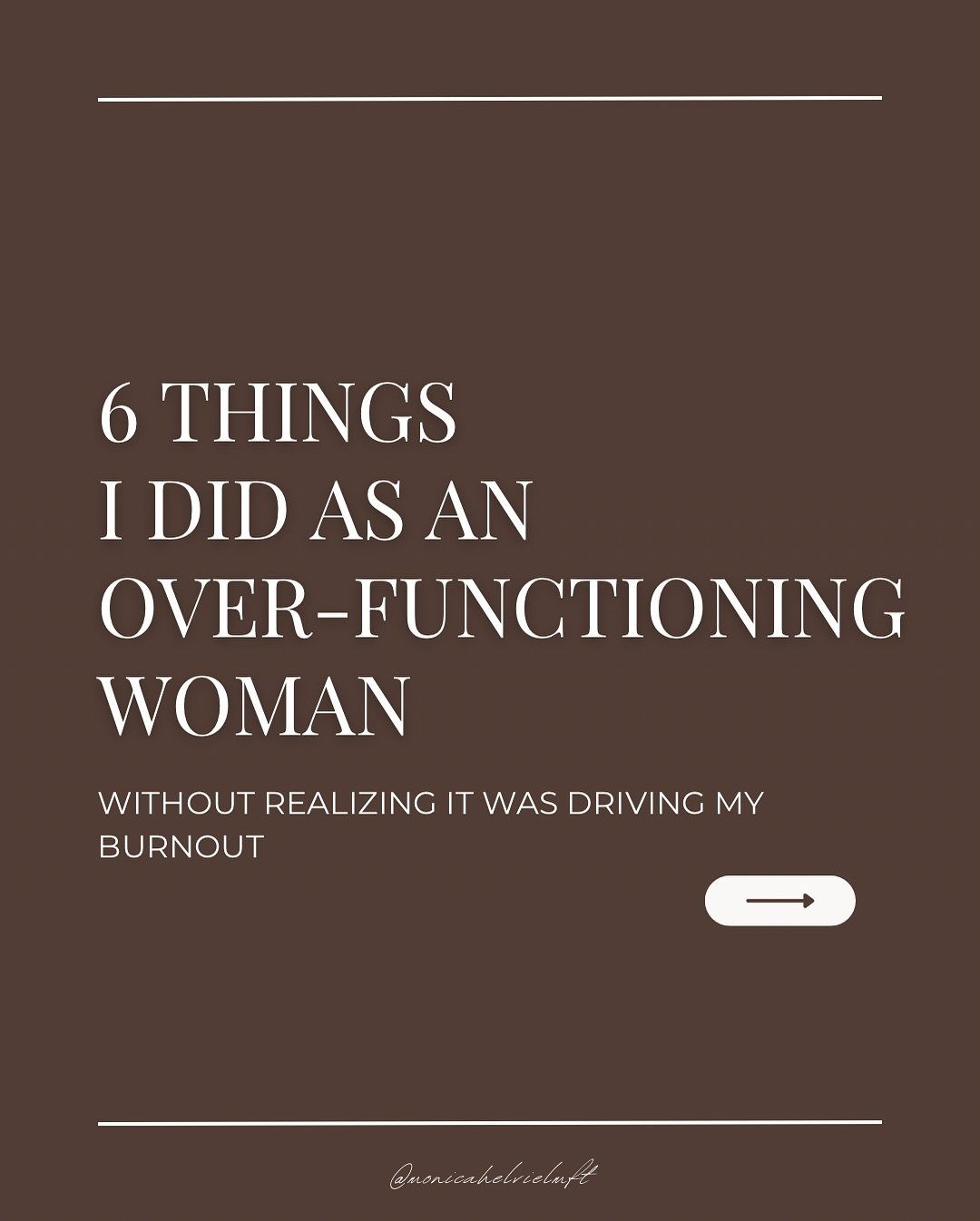 You don&rsquo;t just like being busy&mdash; Your body feels safest when you are.

And no amount of bubble baths, boundaries, or time-blocked calendars will fix that&hellip; if your nervous system still believes that survival = doing more.

I know, be