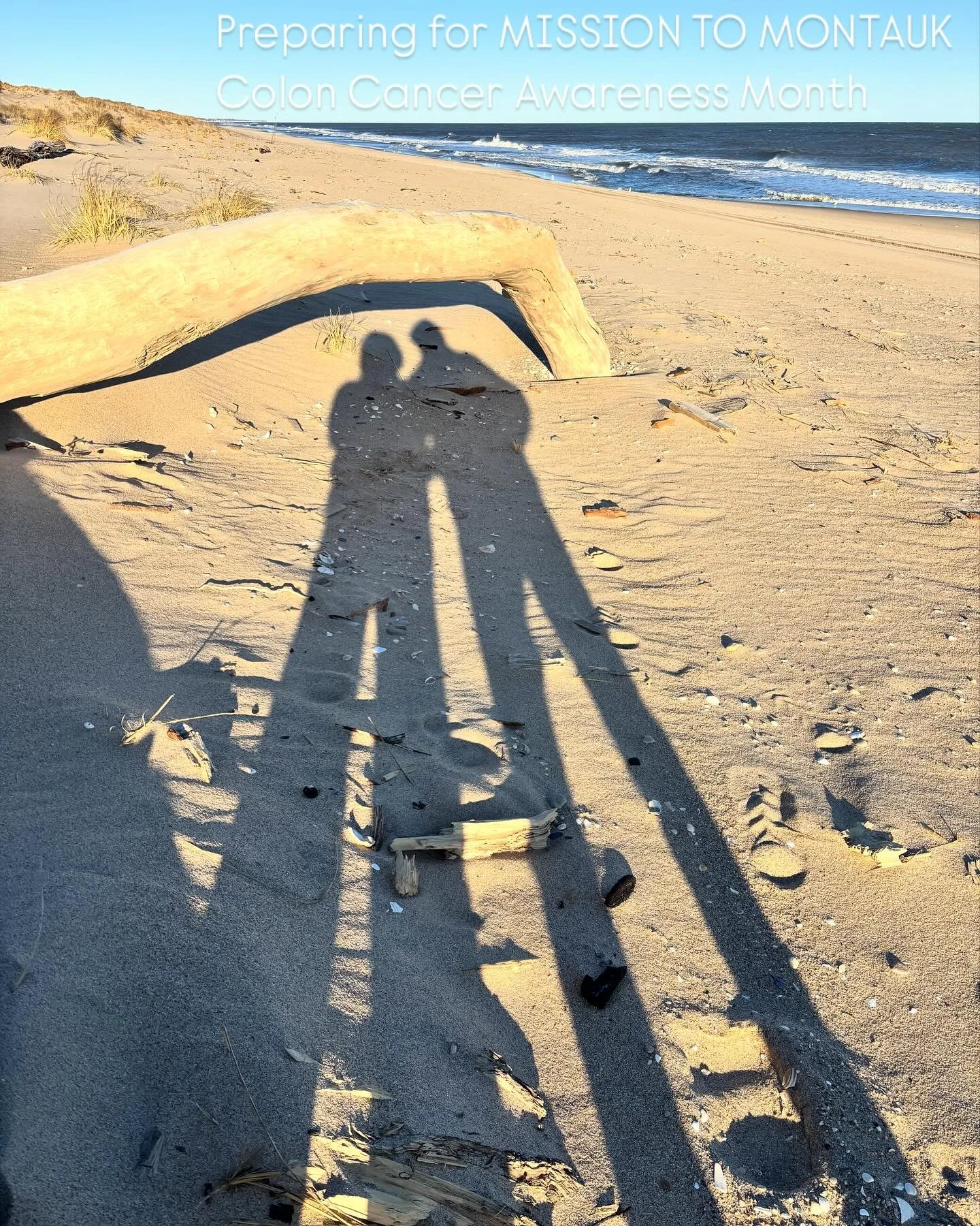 🤔😮Did you know&hellip;studies found colon cancer to be the second leading cause of cancer death in the US? 

🌊 ☀️ 🏕️ Here we are preparing for MISSION TO MONTAUK - Colon Cancer Awareness Month.  What a gorgeous and oh so sweet memorable day. ☀️ ?