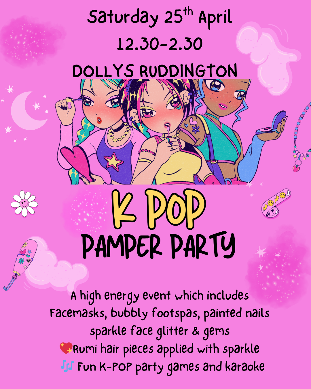 SOLD OUT-- K POP Pamper Party