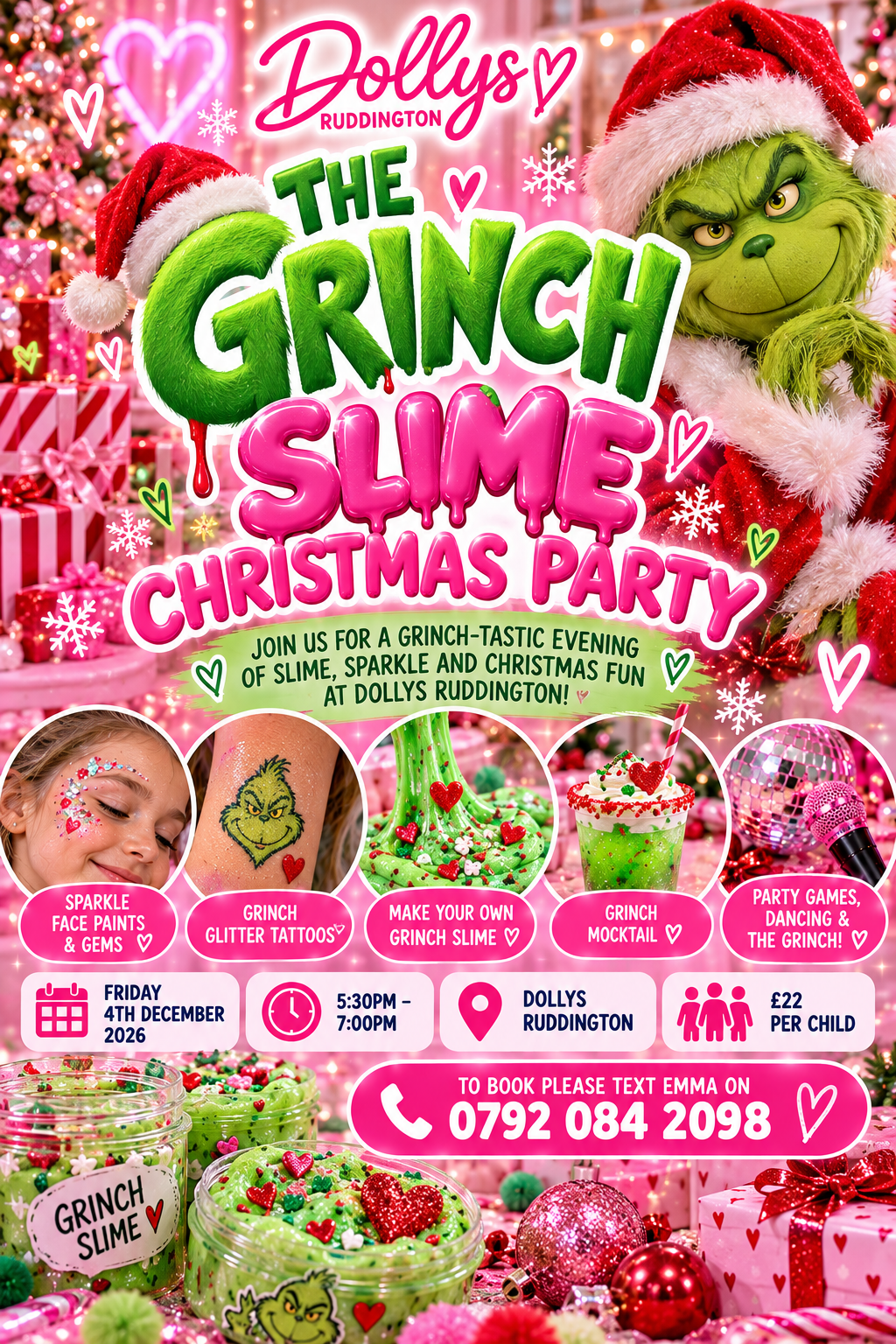 Grinch Xmas Slime Party 