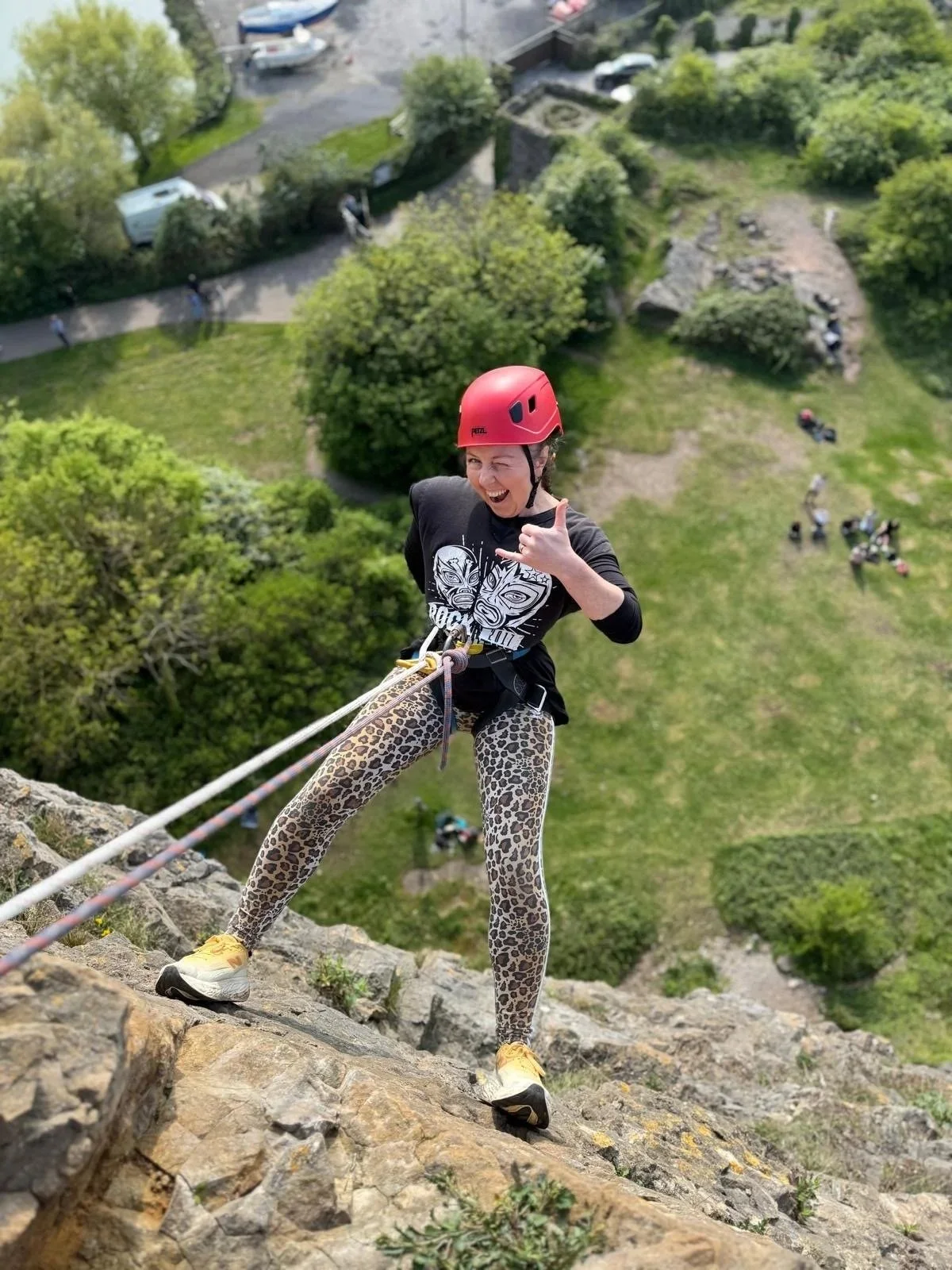 Uphill Quarry Autumn Abseil