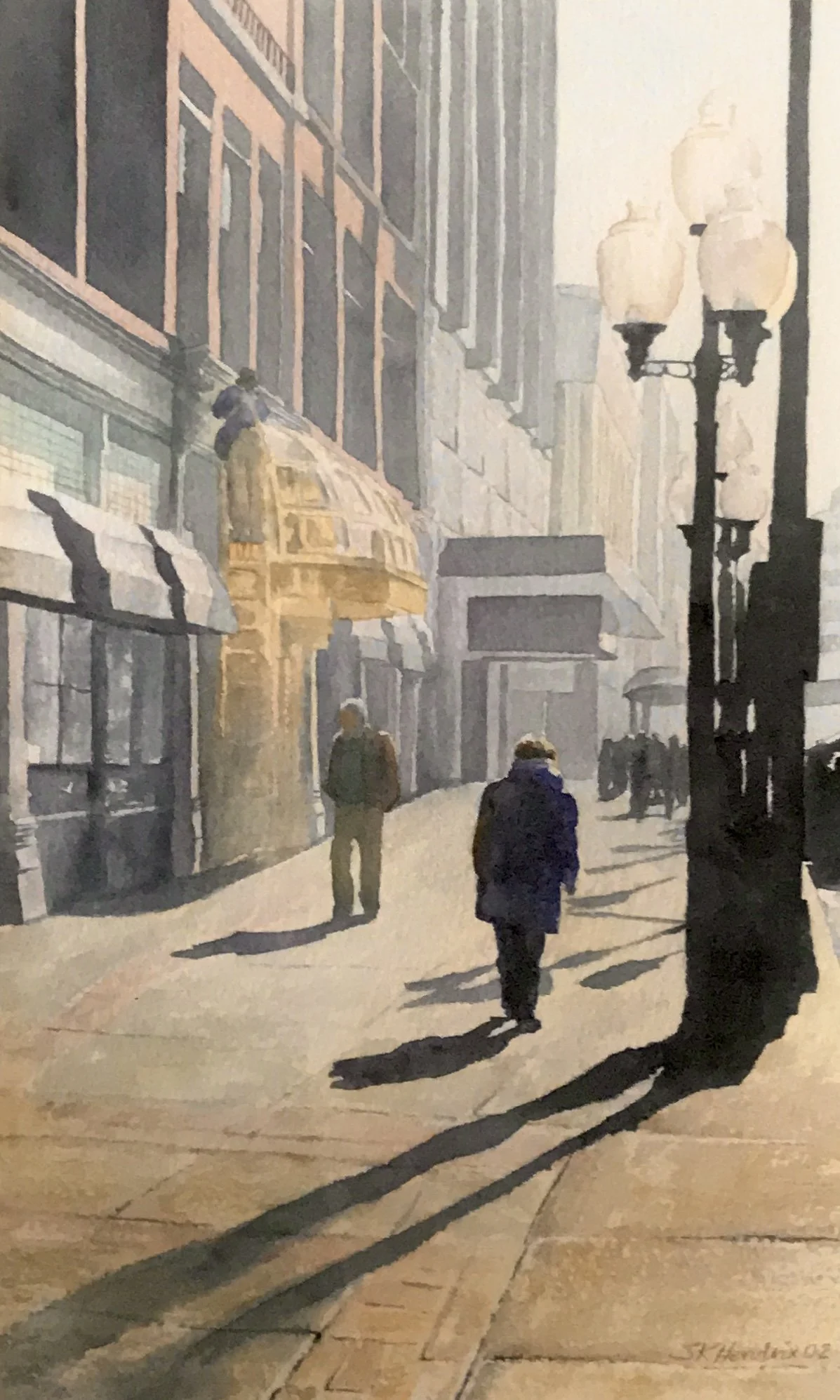 "Window Washer and Passersby" was juried into the 45th Annual Indiana Heritage Arts Exhibition, The Historic Brown County Art Gallery, 2023.