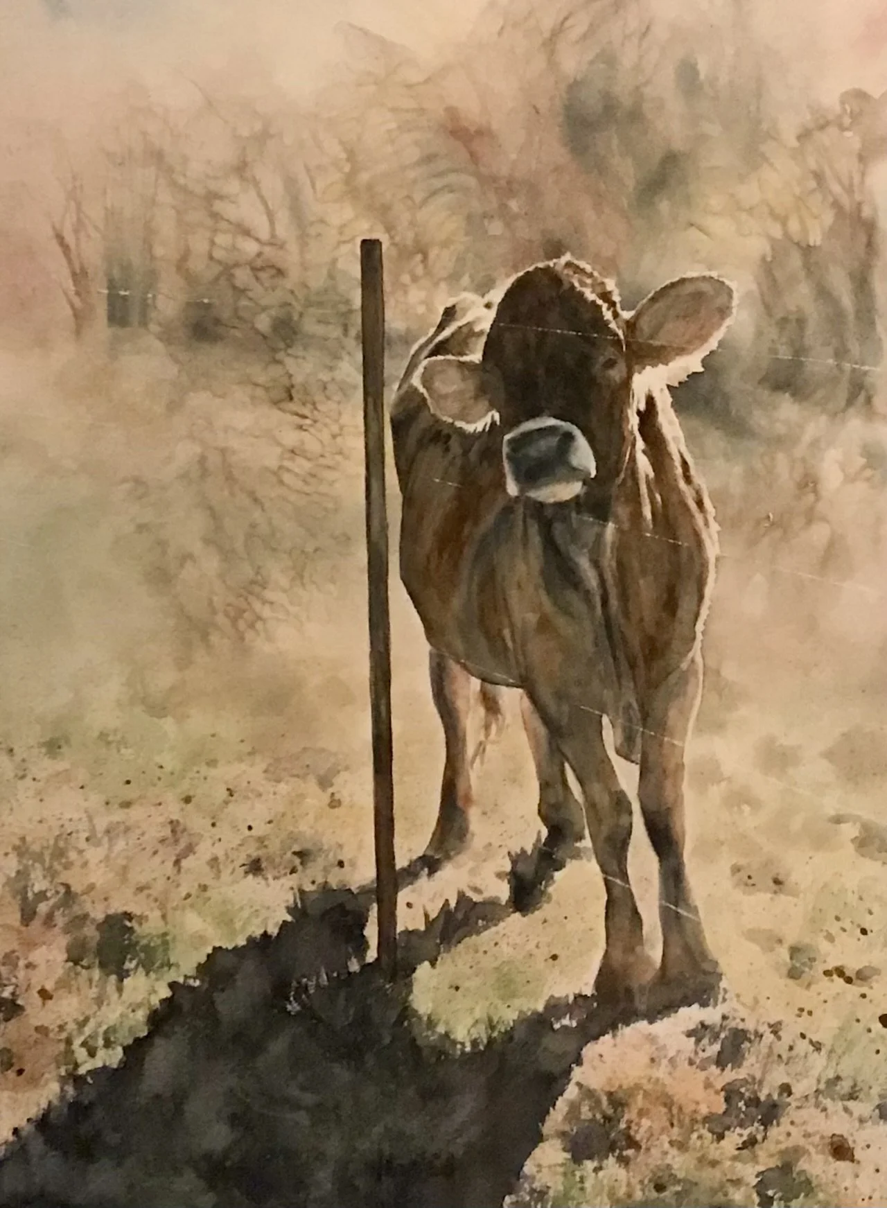 "Jersey Girl" won the Darlene Druley Purchase Award, 125th Annual Exhibition of Indiana and Ohio Artists, Richmond Art Museum, 2023.