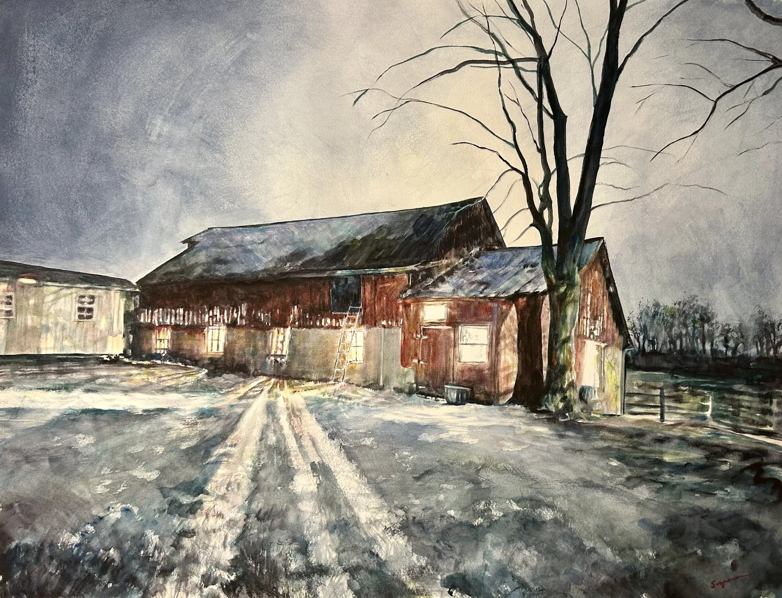 “Vesper” has been accepted into the Rhode Island Watercolor Society’s National Watermedia Exhibition 2026. 

Many thanks to juror Joel Popadics for selecting my work, and to the RIWS for hosting the National Watermedia Exhibition. The show runs May 3