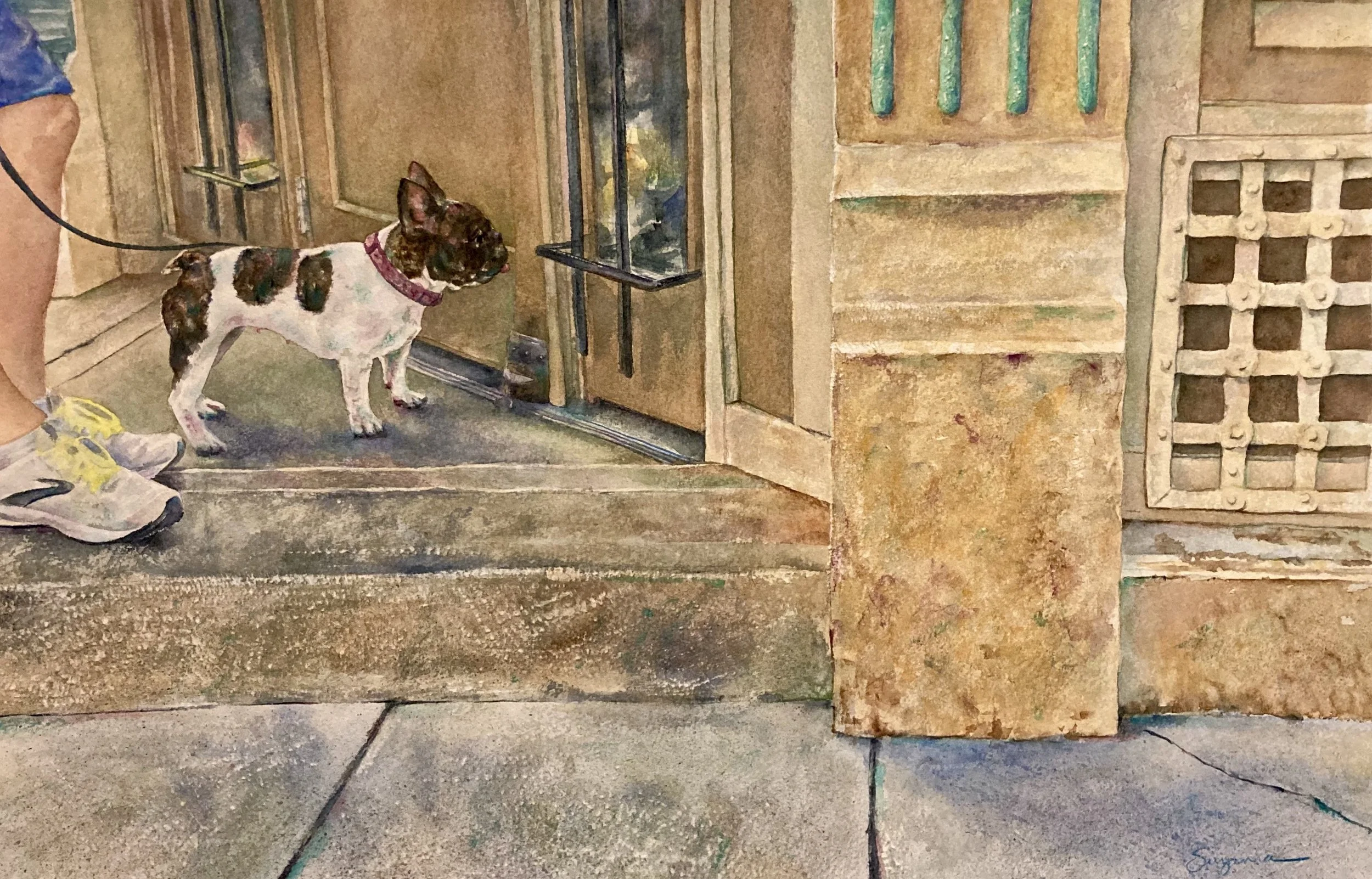 "That Doggie in the Window" is one of 34 of Suzanna's works that displayed in a special exhibition for Rose-Hulman's 2024 fall semester, celebrating the 26th year in a row Rose-Hulman was selected as the #1 undergraduate engineering school in the nat