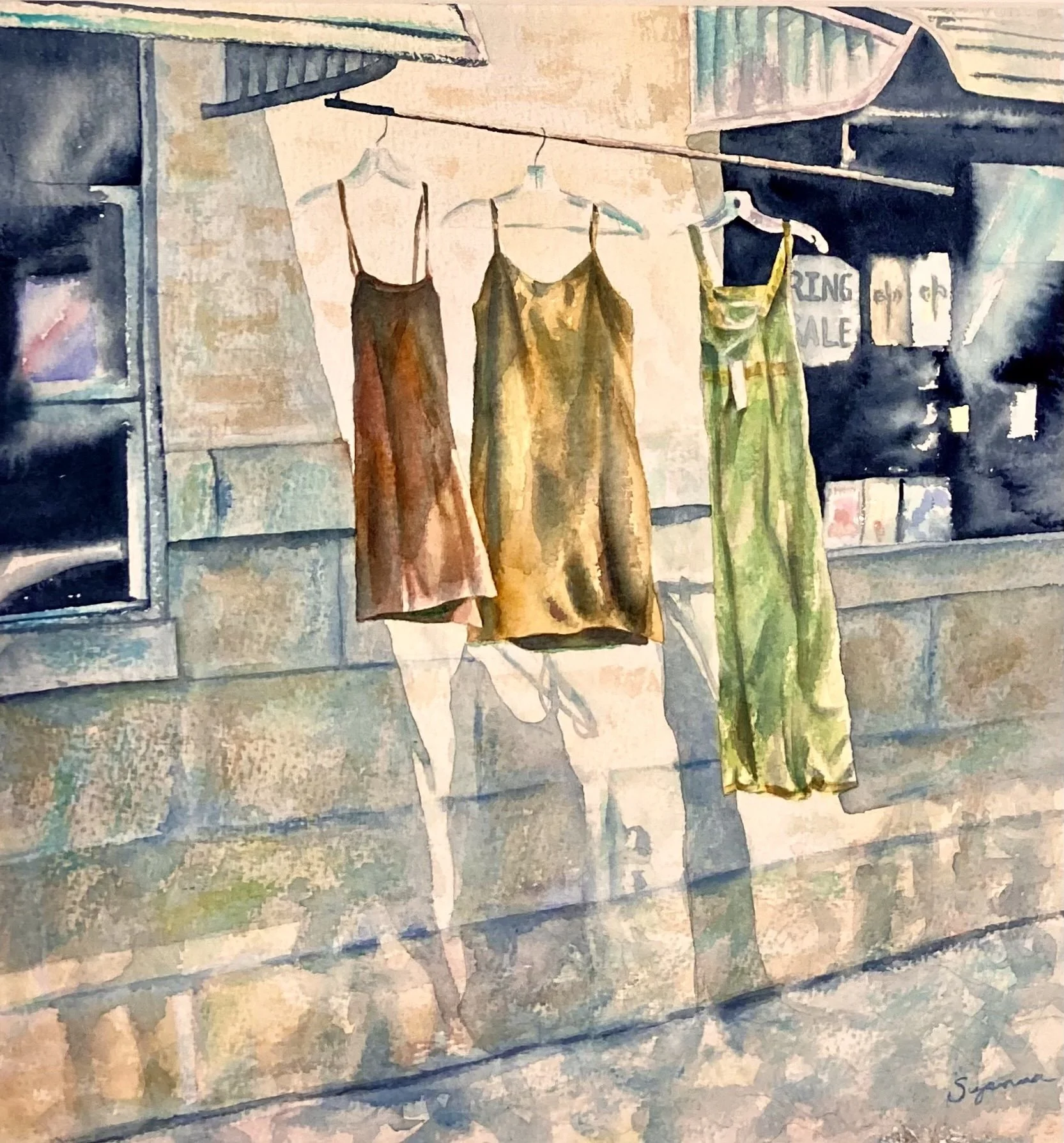 "Girls' Day Out" was juried into the 80th Annual Wabash Valley Exhibition, Swope Art Museum, 2024.