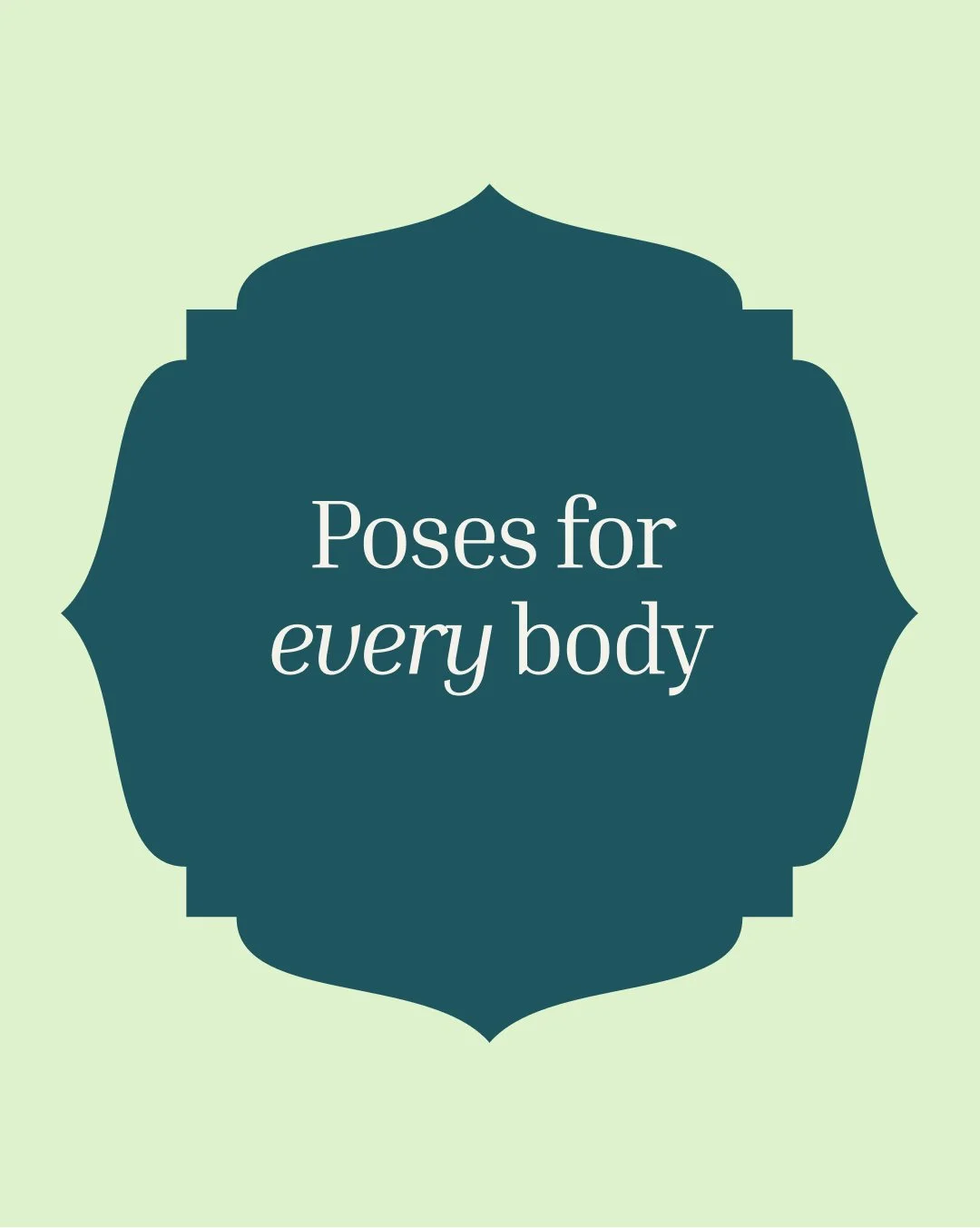 Poses for every body