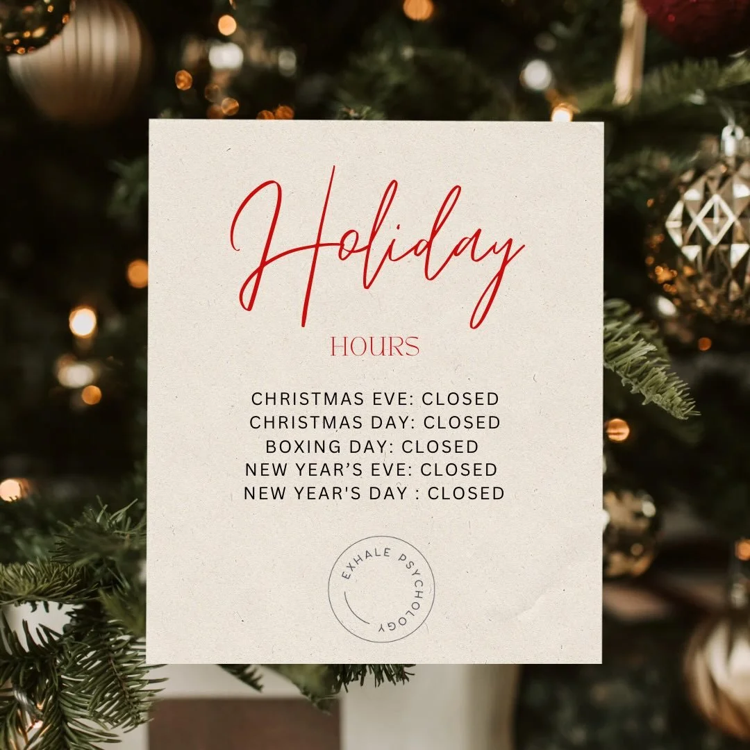 Our Holiday Hours ❤️🎁🎄