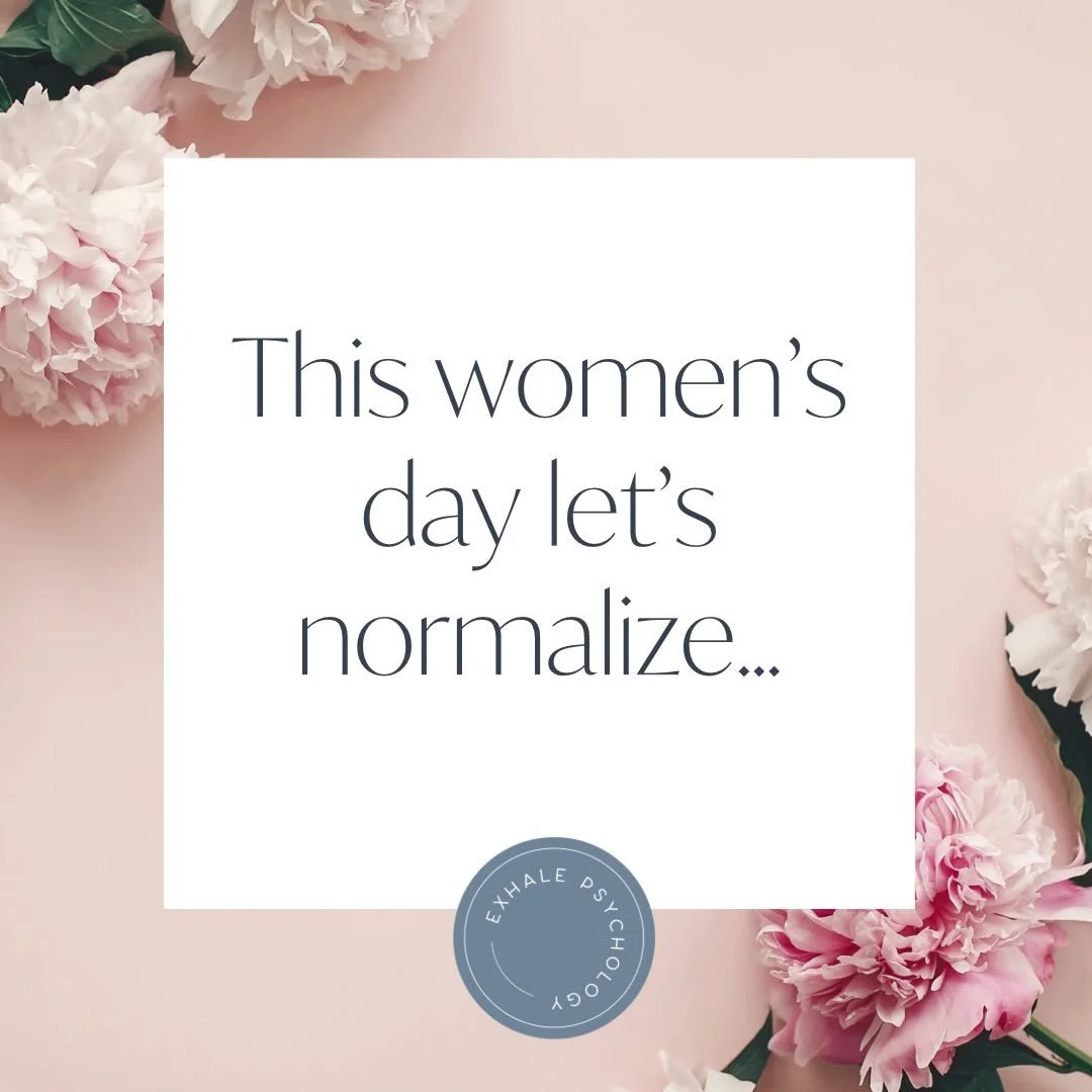 Women&rsquo;s day is coming up on March 8th. This Women&rsquo;s Day let&rsquo;s normalize:

🦋women changing their minds
🦋women resting without earning it
🦋women saying no without explaining
🦋women wanting more from life
🦋women outgrowing things 