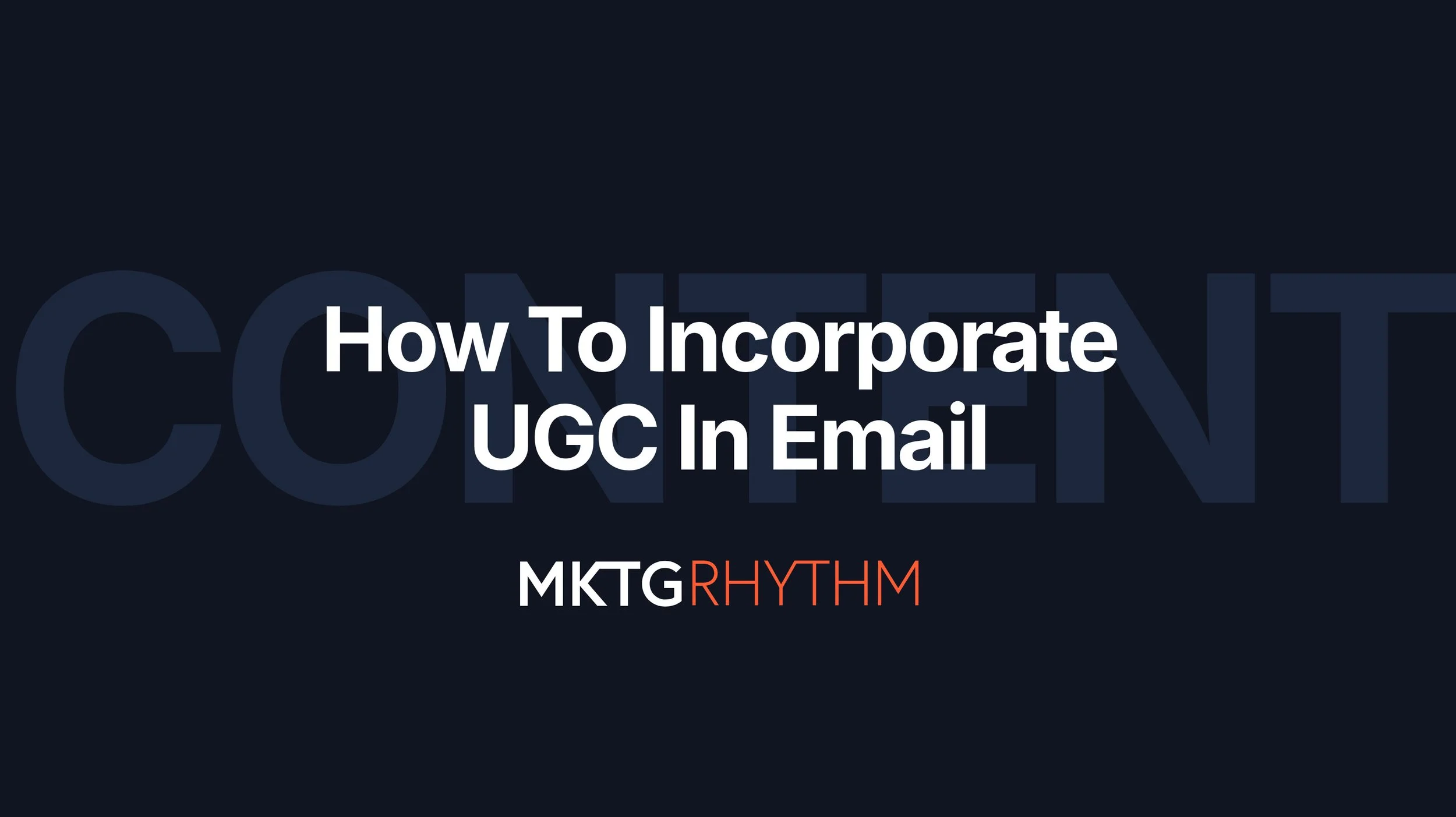 How To Incorporate UGC In Email