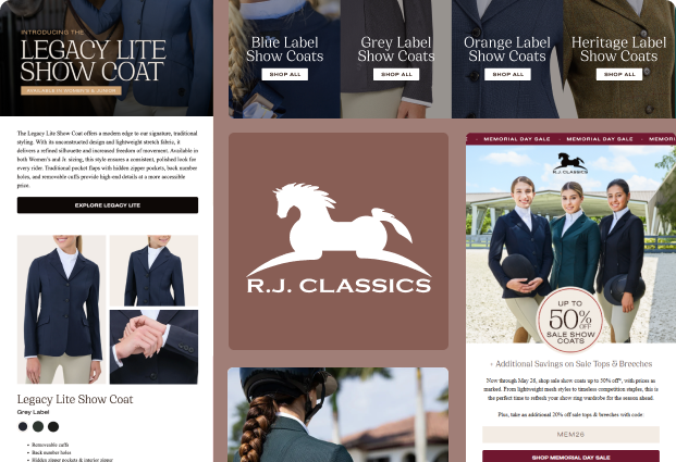 Sample work for R.J. Classics