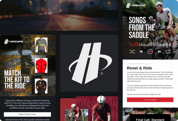 Sample work for Hincapie