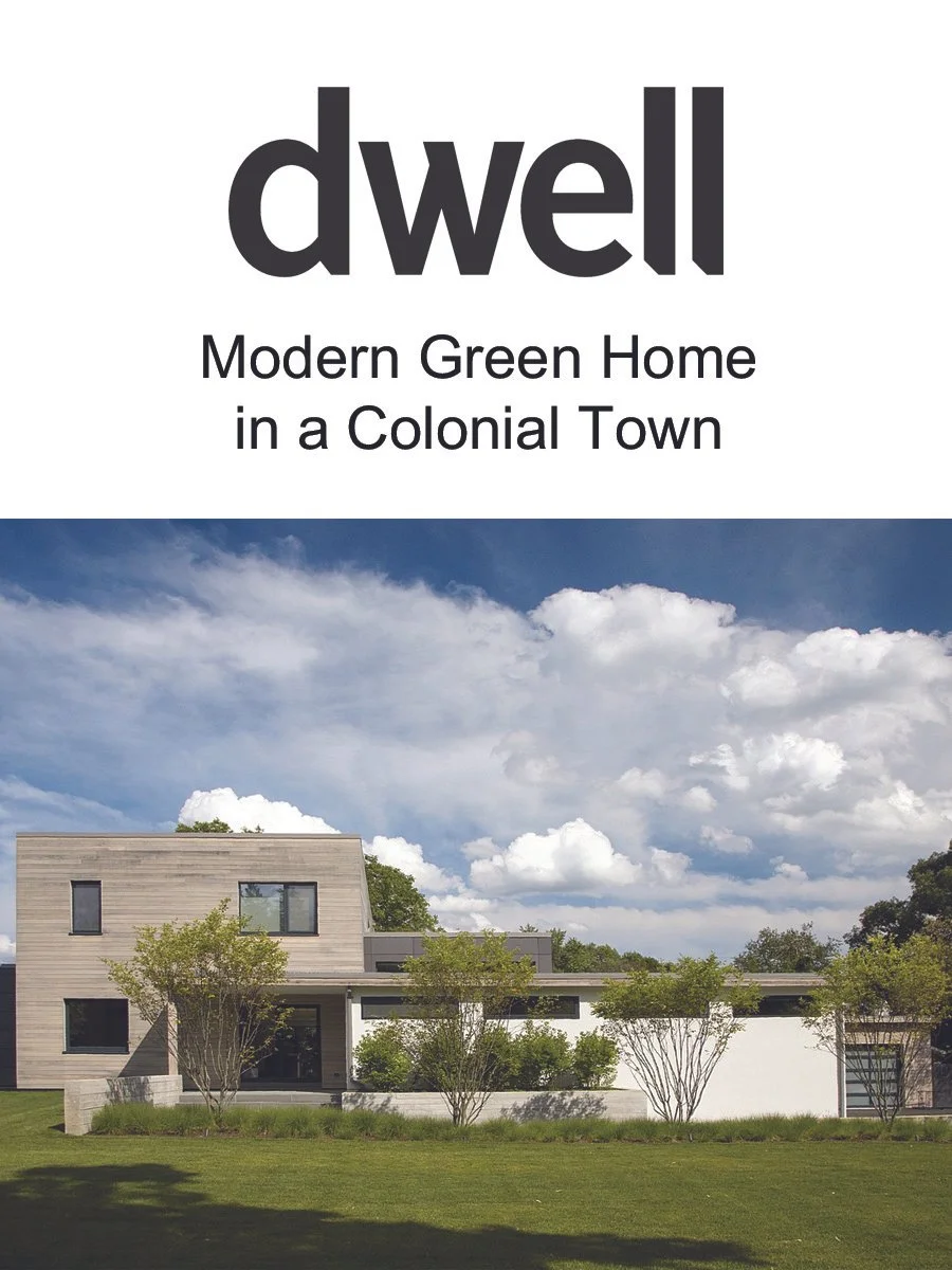 Modern Green Home in a Colonial Town Dwell Magazine Lexington Modern