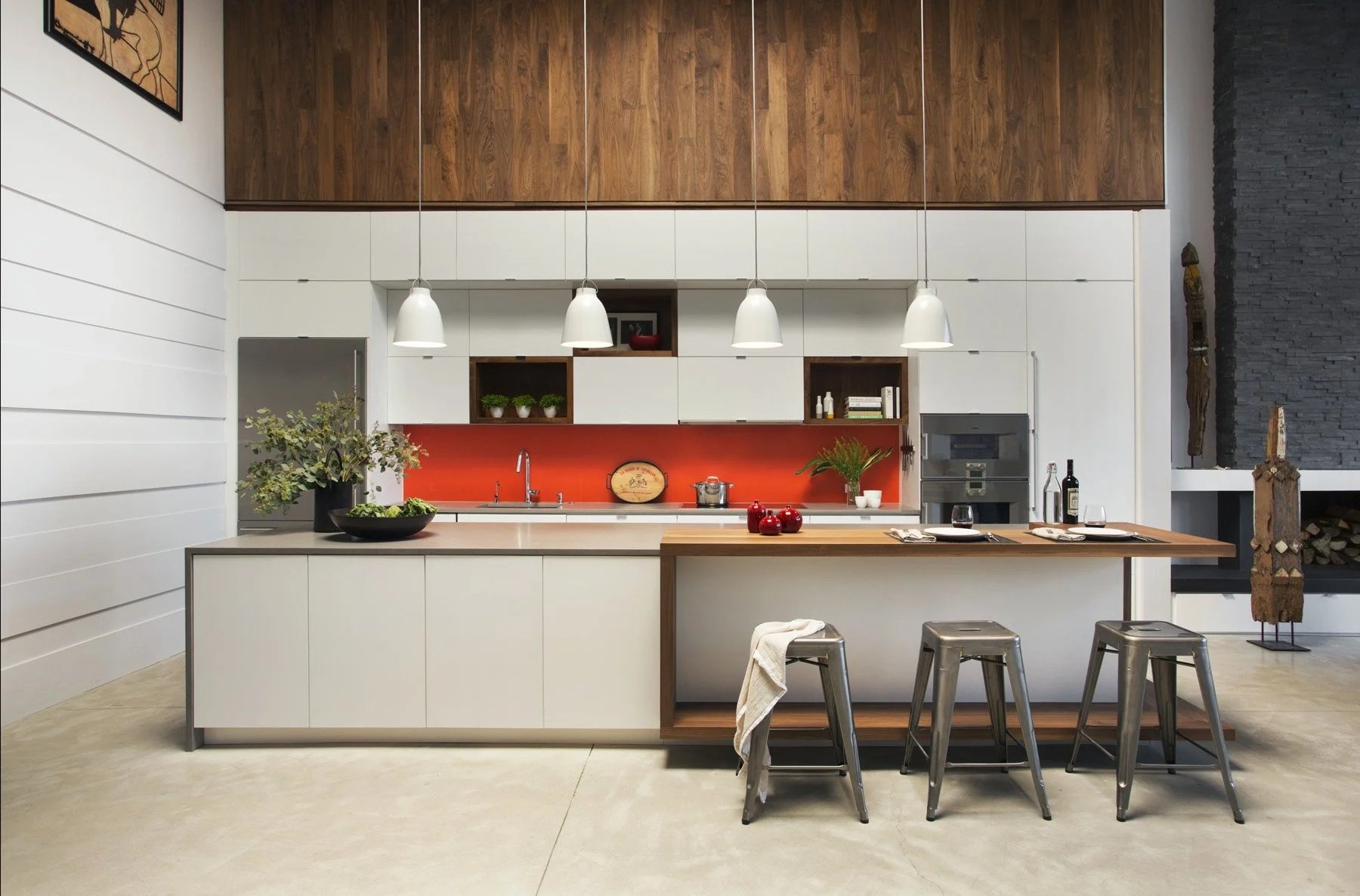 Boston Family Loft, a custom loft renovation transforming an urban industrial space into a modern family home with open, light-filled interiors.
