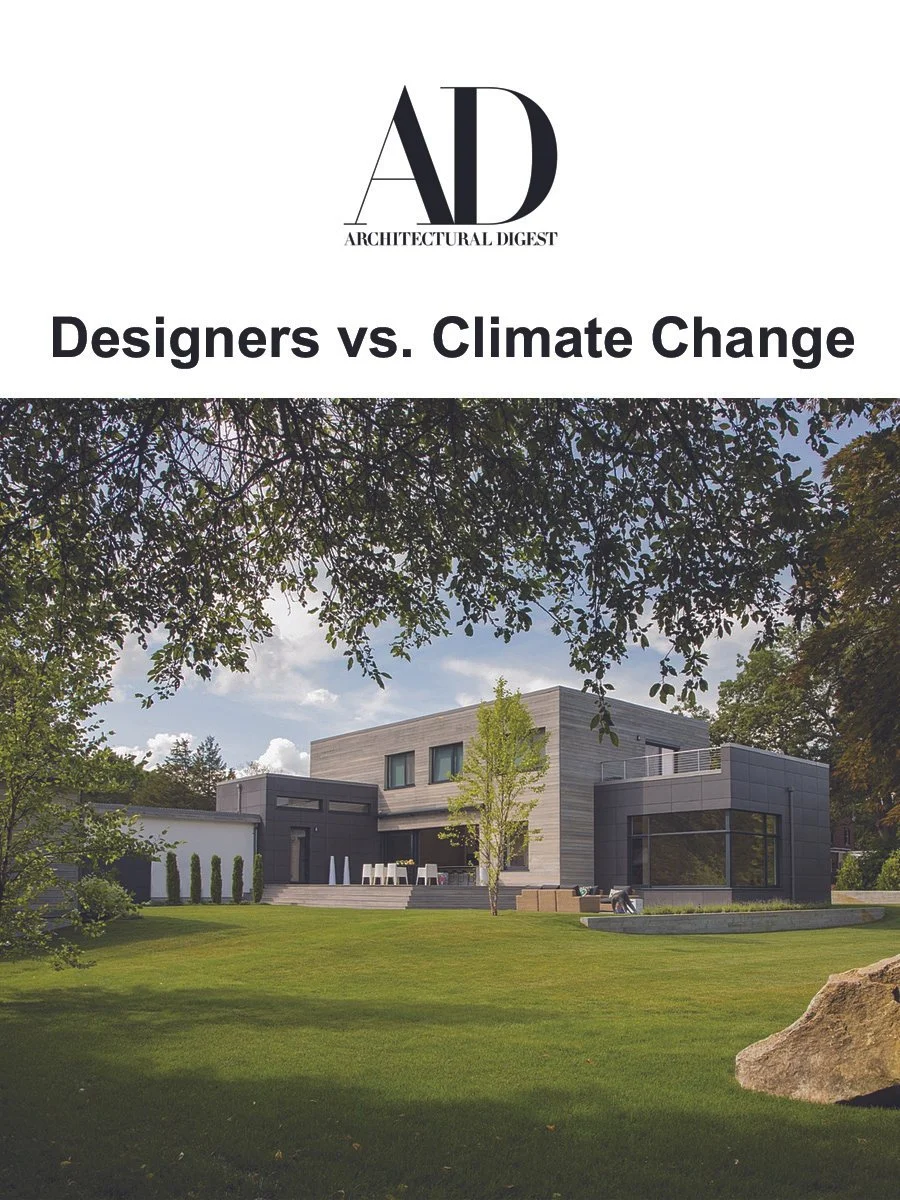 Architectural Digest Designers vs. Climate Change Lexington Modern ZeroEnergy Design