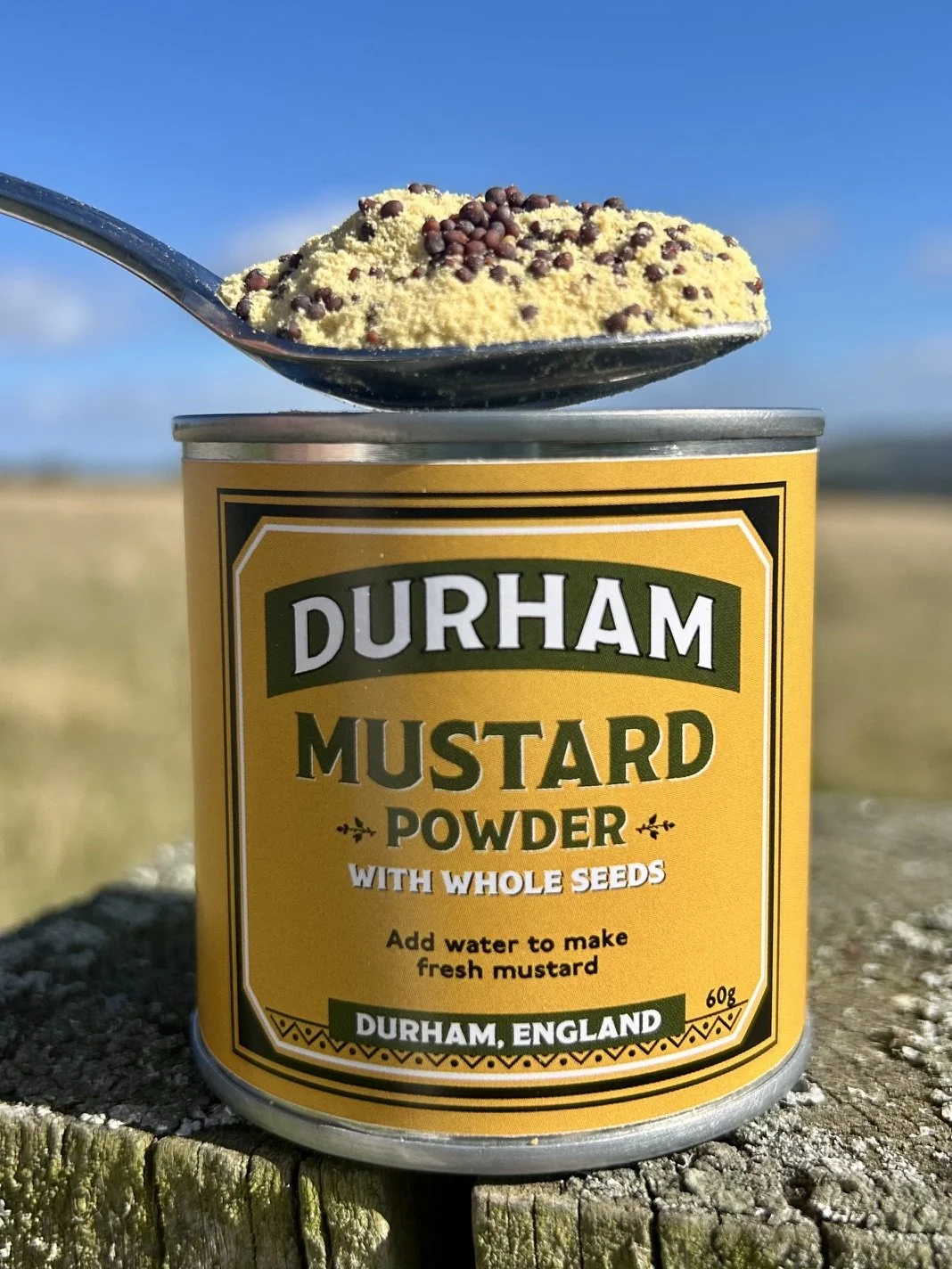 Durham Mustard Powder with Whole Seeds (60g)