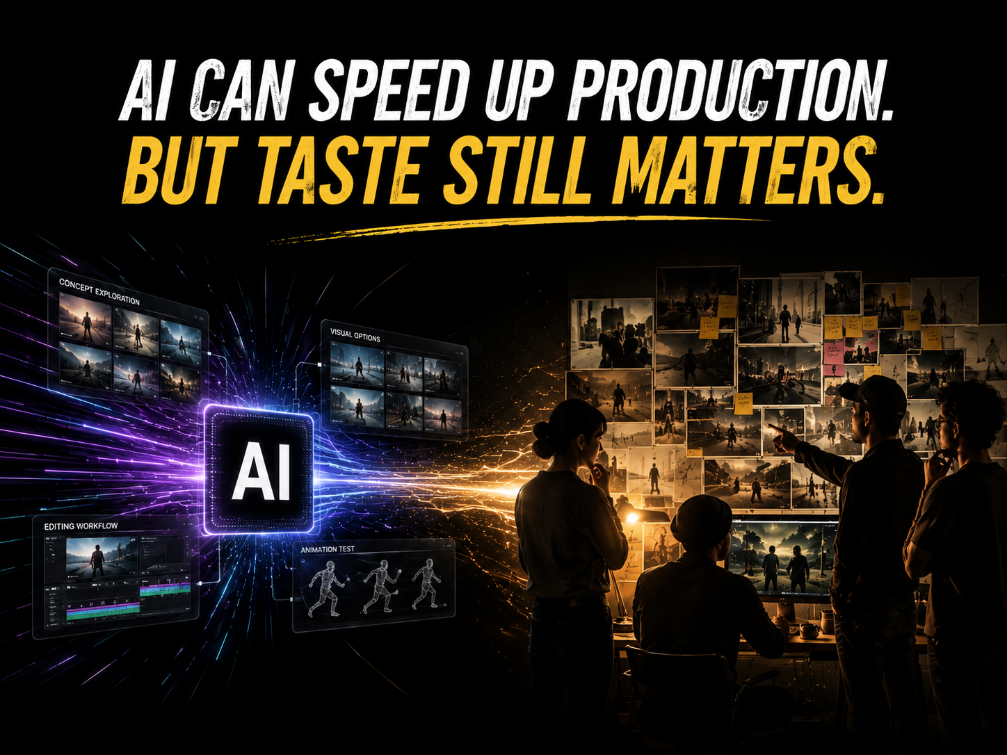 AI Can Speed Up Production. But Taste Still Matters.