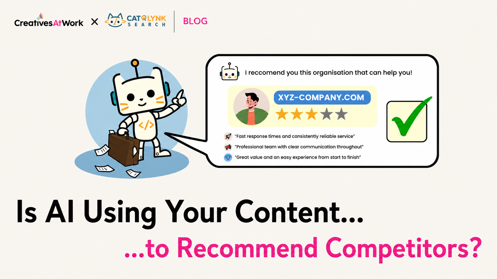 Is AI Using Your Content to Recommend Your Competitors?