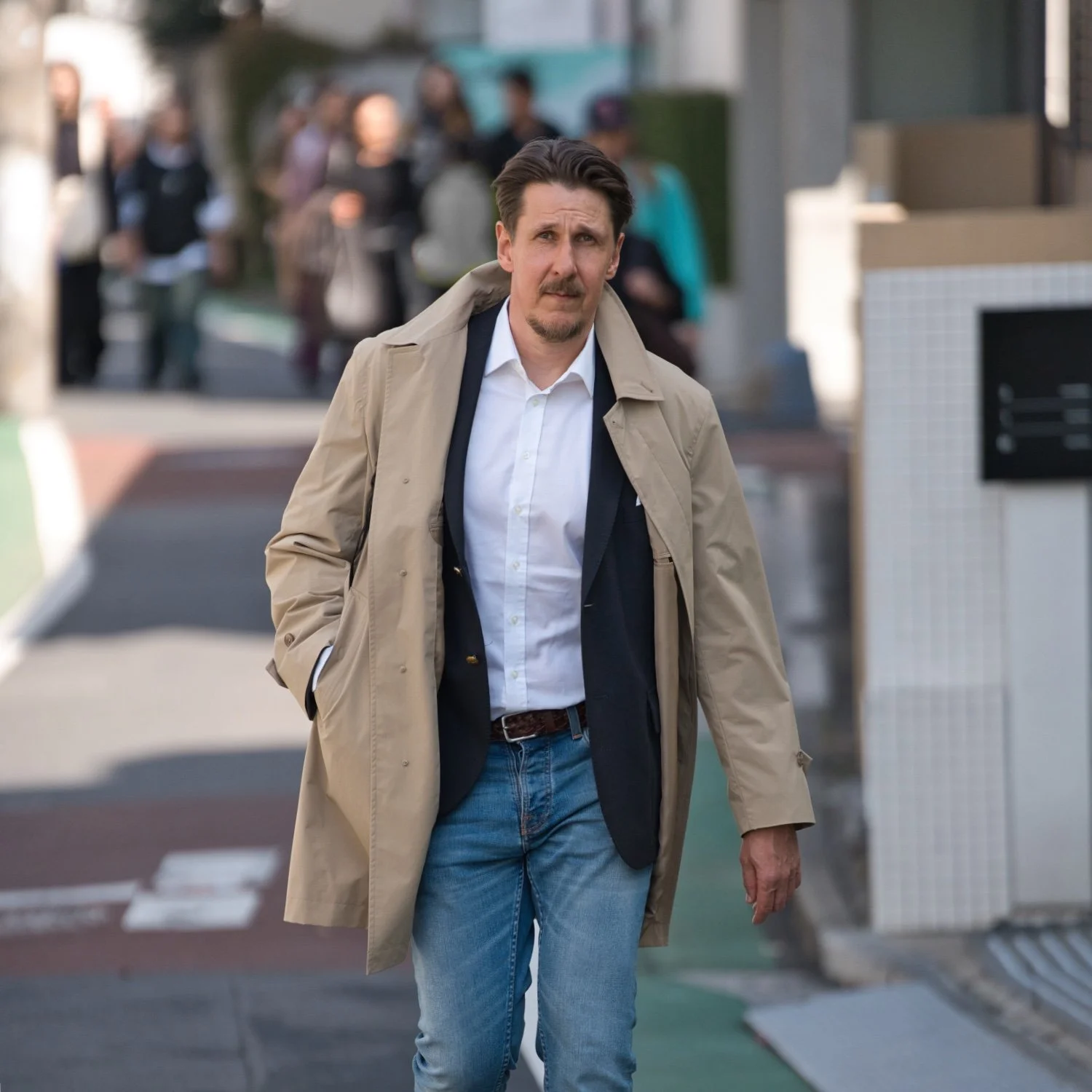 Jan Luukkonen walking in Harajuku Tokyo
