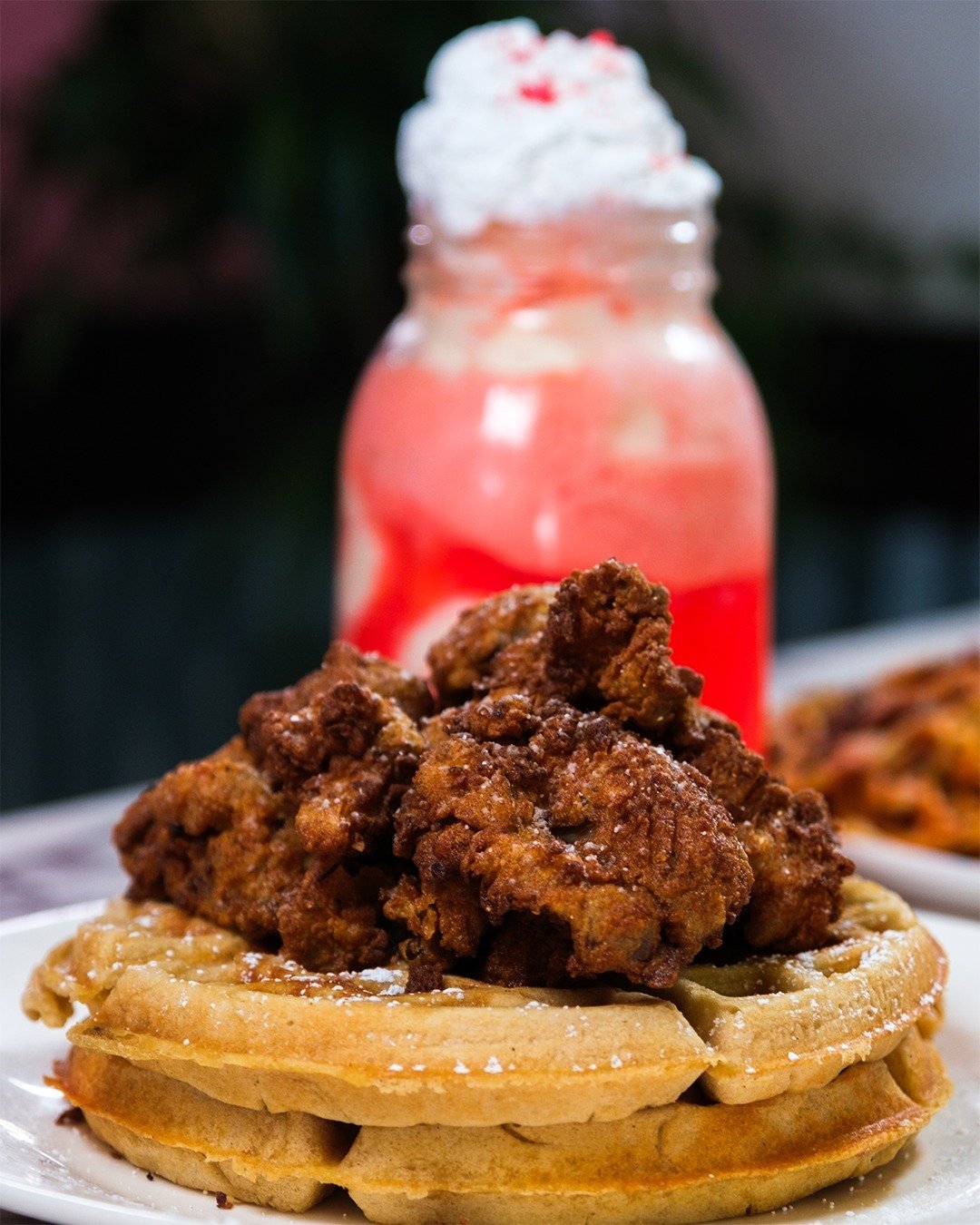 Our Chik'n &amp; Waffles is available ALL day!

You won&rsquo;t be dissapointed! 😋

🌱Nanas Kitchen
🗓️Tue-Sun 11am-7pm
💻www.nanaskitchenaz.com
📍777 N Arizona Ave Suite 7 Chandler