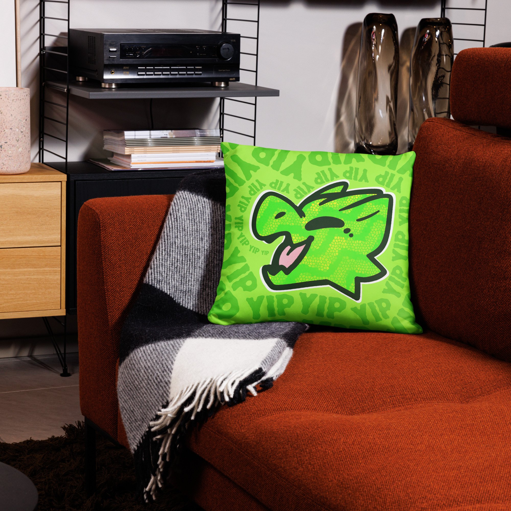 Kobold (green) Pillow Case - Kobold Shop
