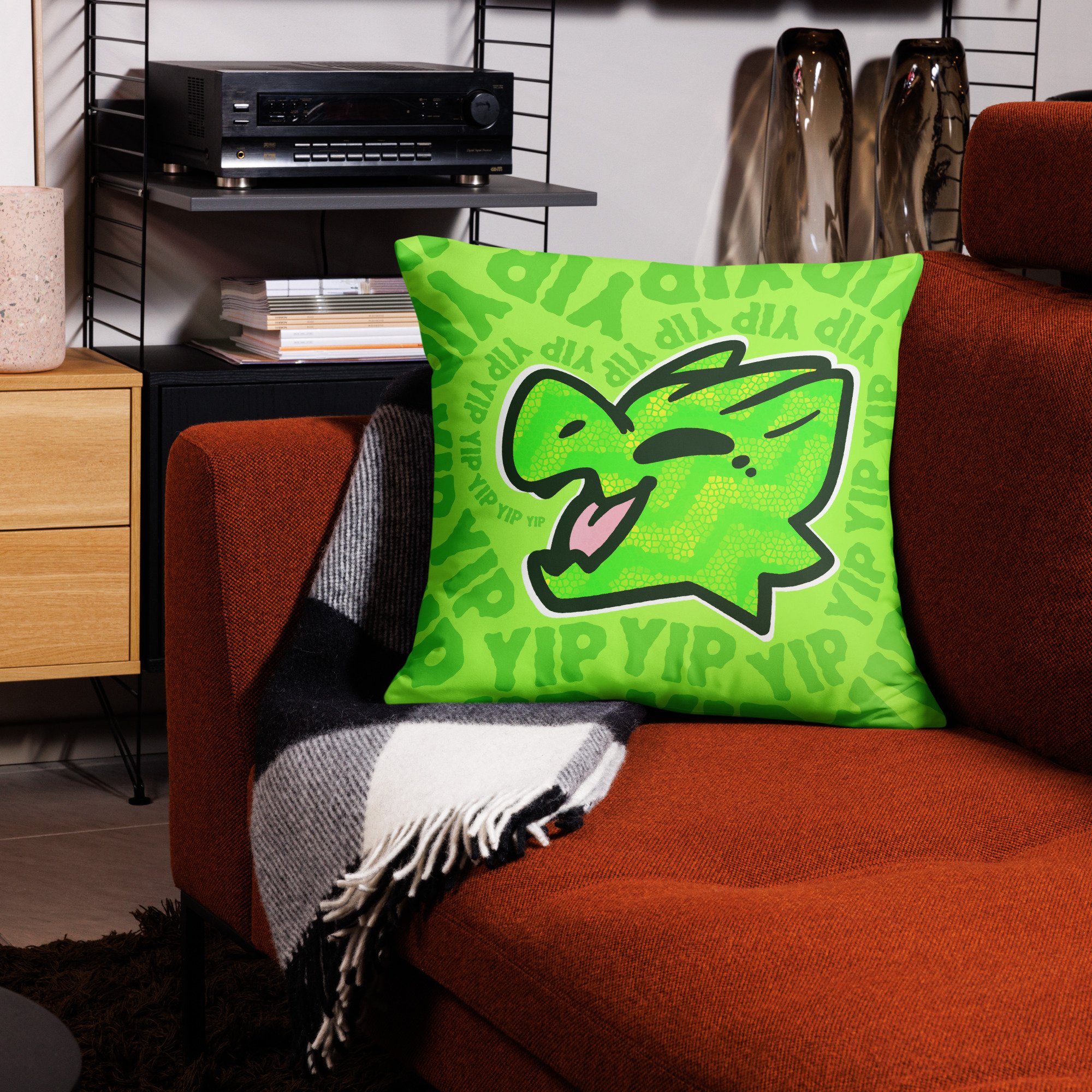 Kobold (green) Pillow Case - Kobold Shop