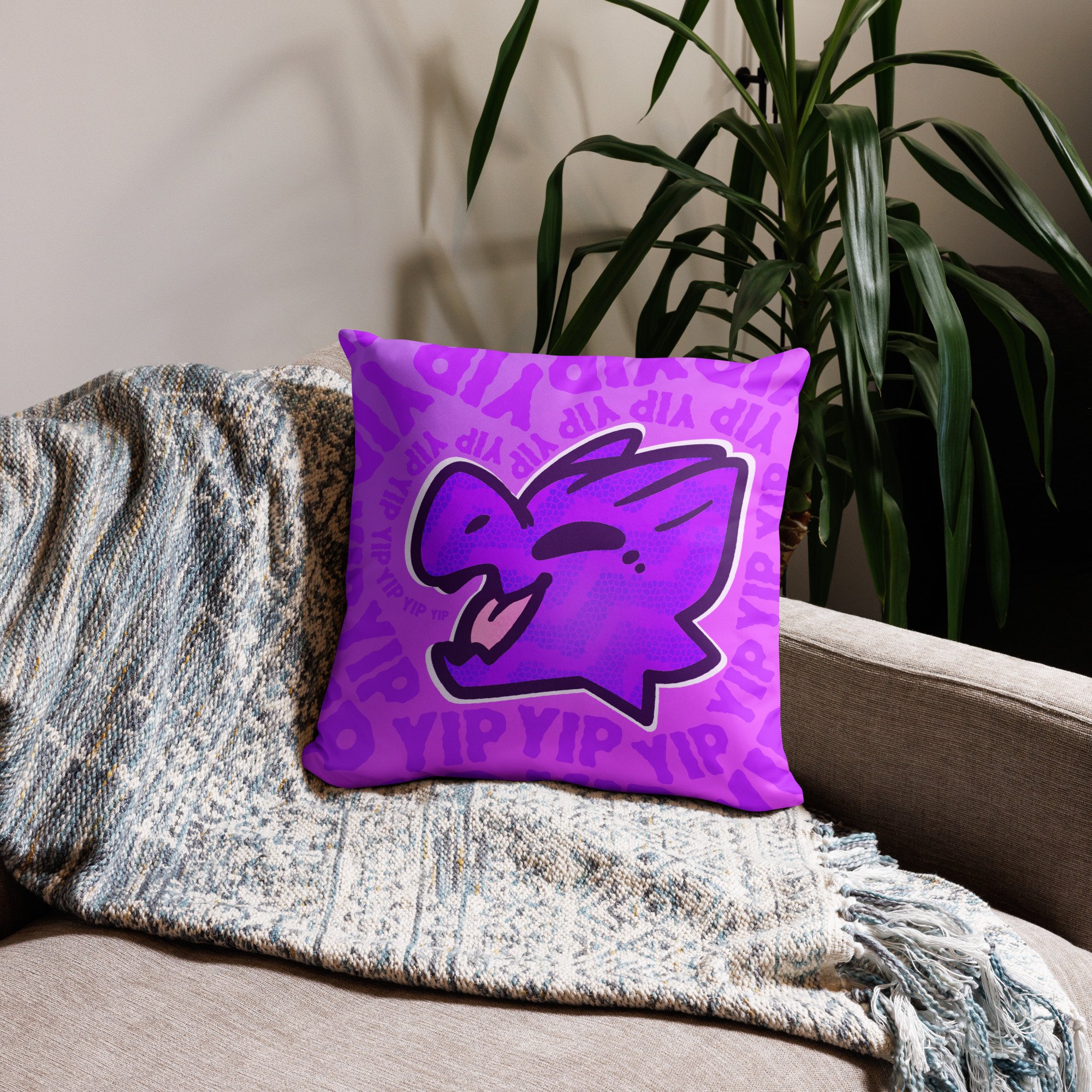 Kobold (purple) Pillow Case - Kobold Shop