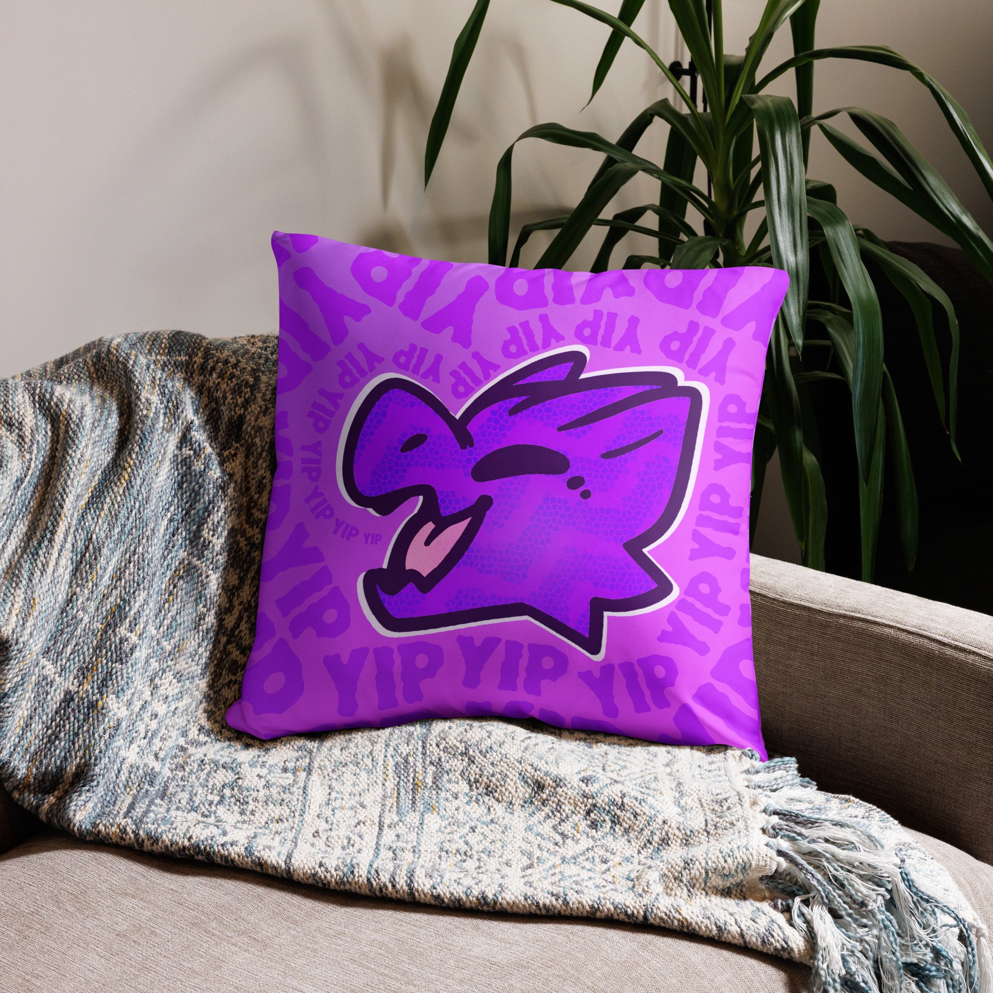 Kobold (purple) Pillow Case - Kobold Shop