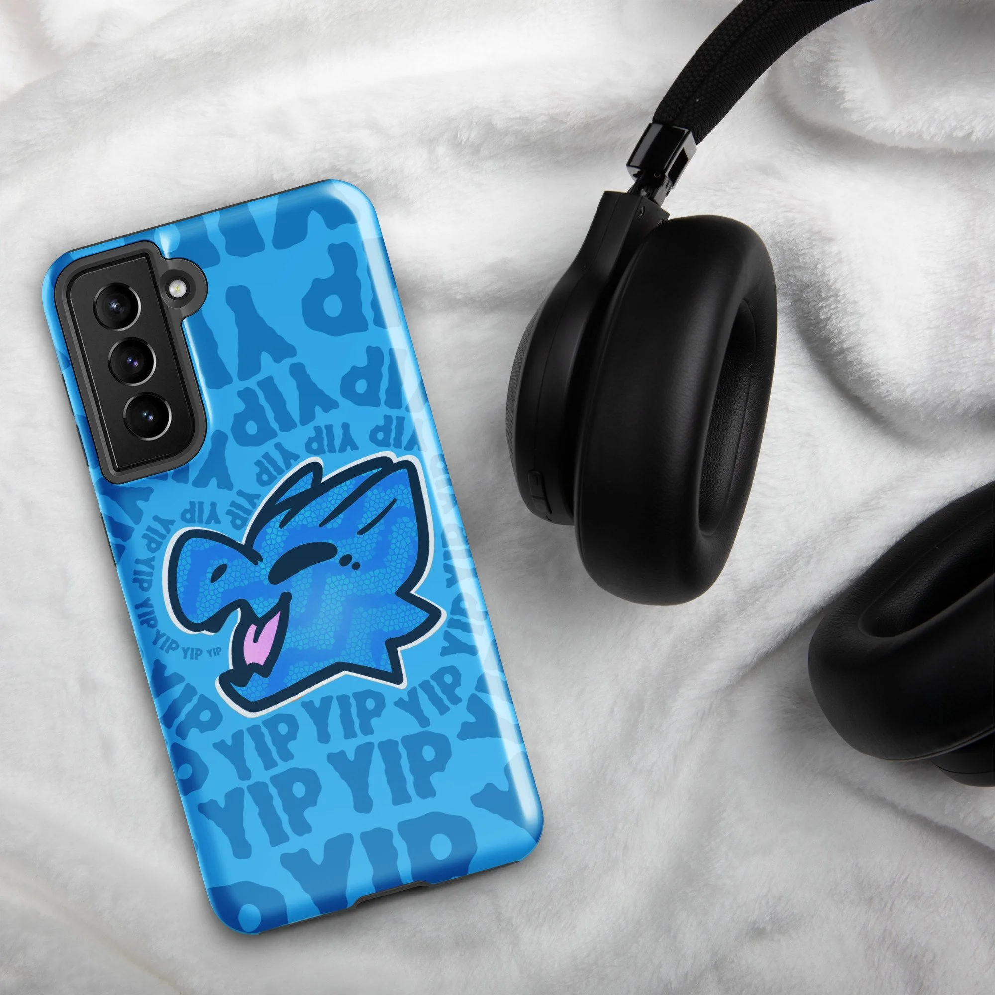 Kobold Yip! (blue) Tough case for Samsung® - Kobold Shop