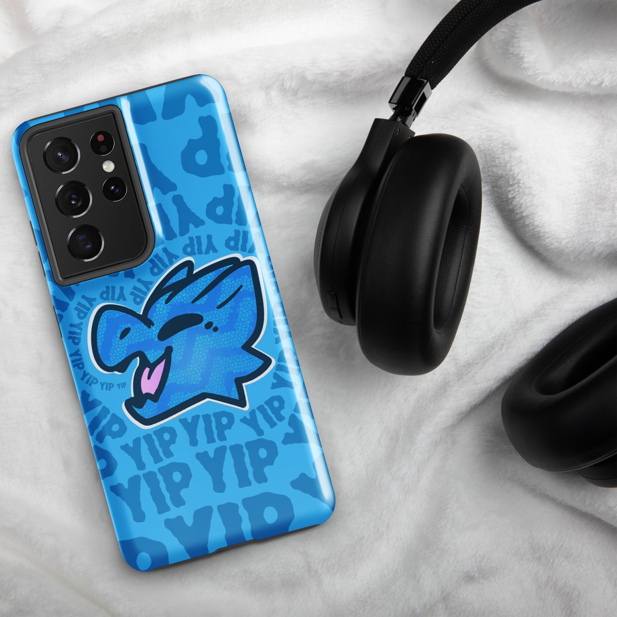 Kobold Yip! (blue) Tough case for Samsung® - Kobold Shop