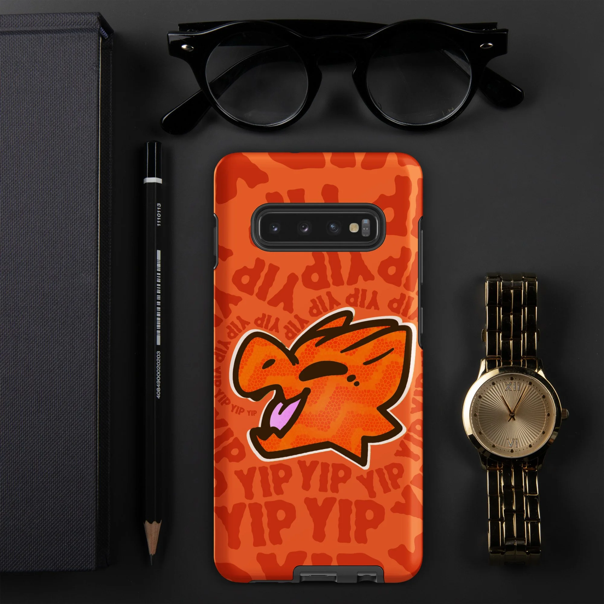 Kobold Yip! (orange) Tough case for Samsung® - Kobold Shop